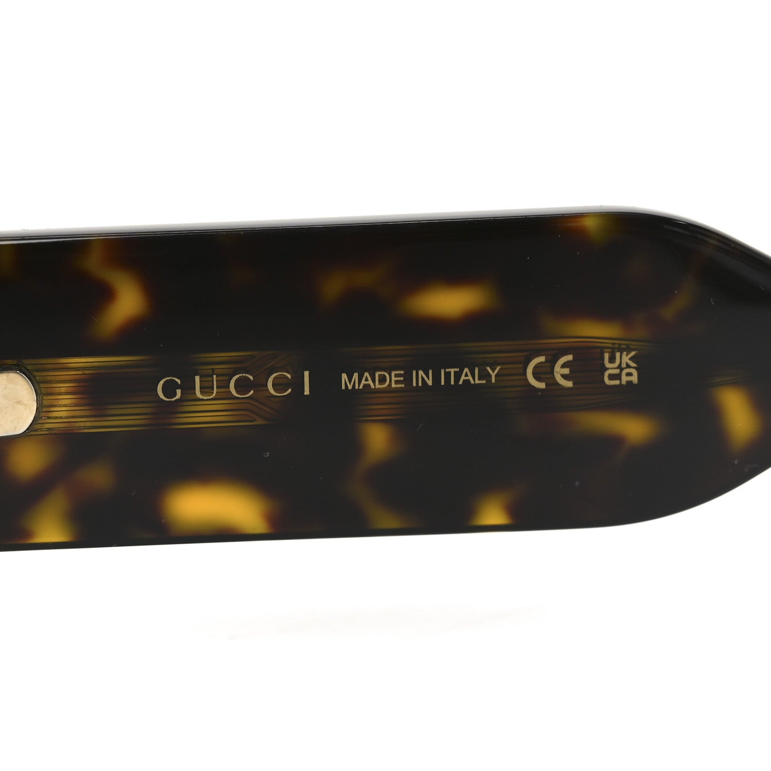 Acetate Rectangle Frame Sunglasses GG1528S Tortoise