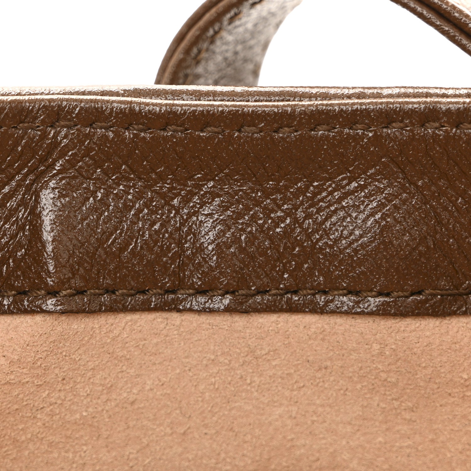 GG Supreme Monogram Azalea Calfskin Web Mini Jackie 1961 Hobo Beige Ebony Brown Sugar