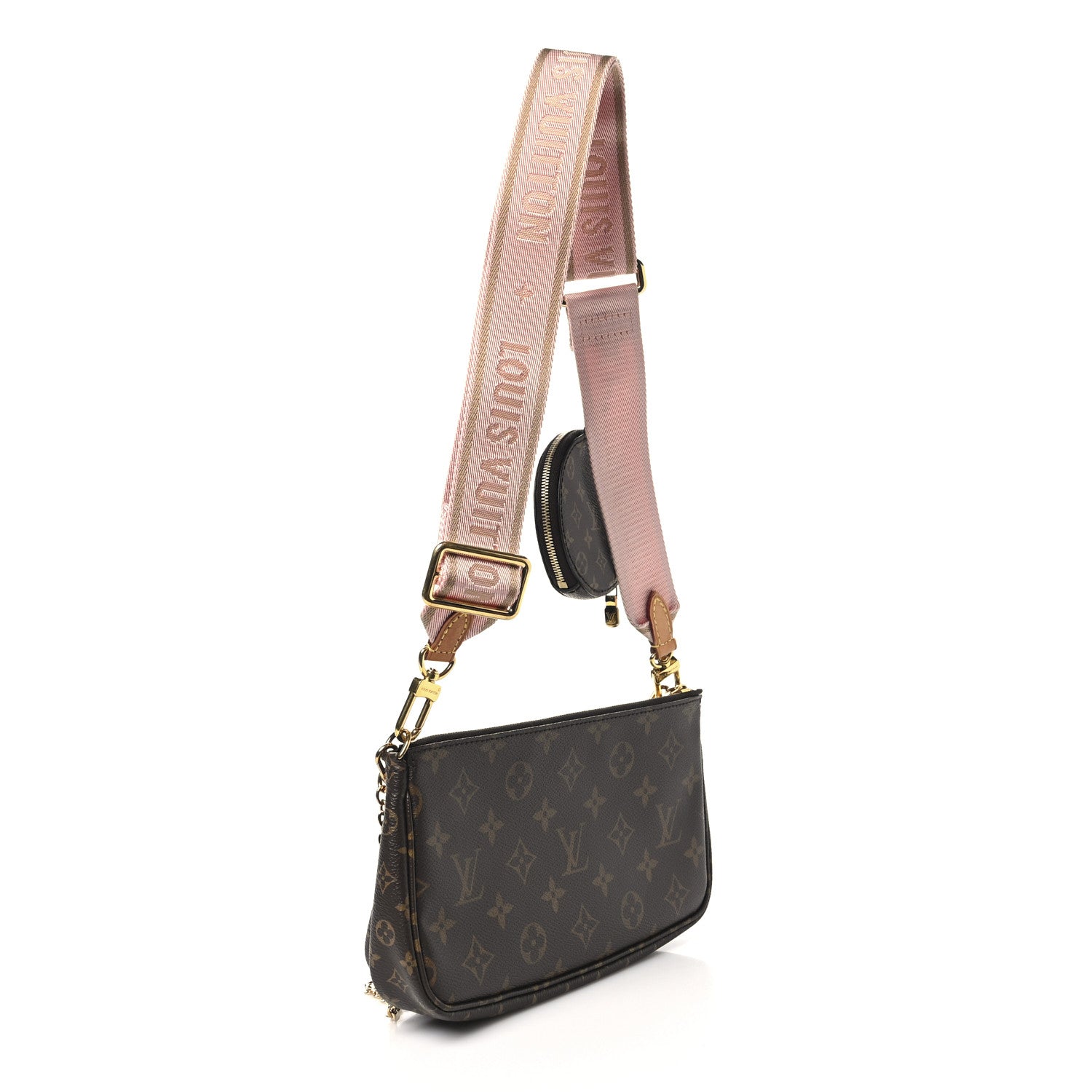 Monogram Multi Pochette Accessories Rose Clair