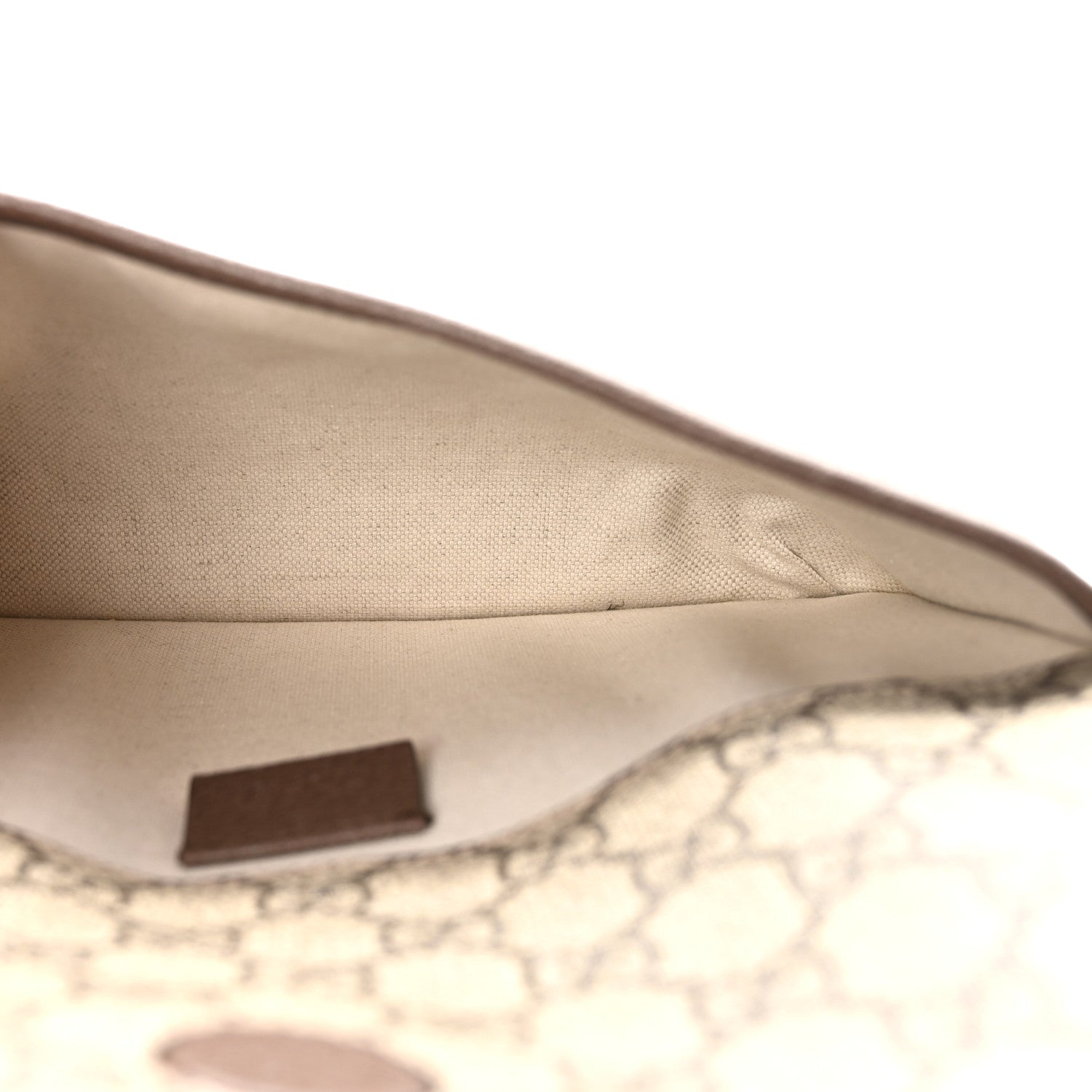 GG Supreme Monogram Neo Vintage Web Belt Bag Brown