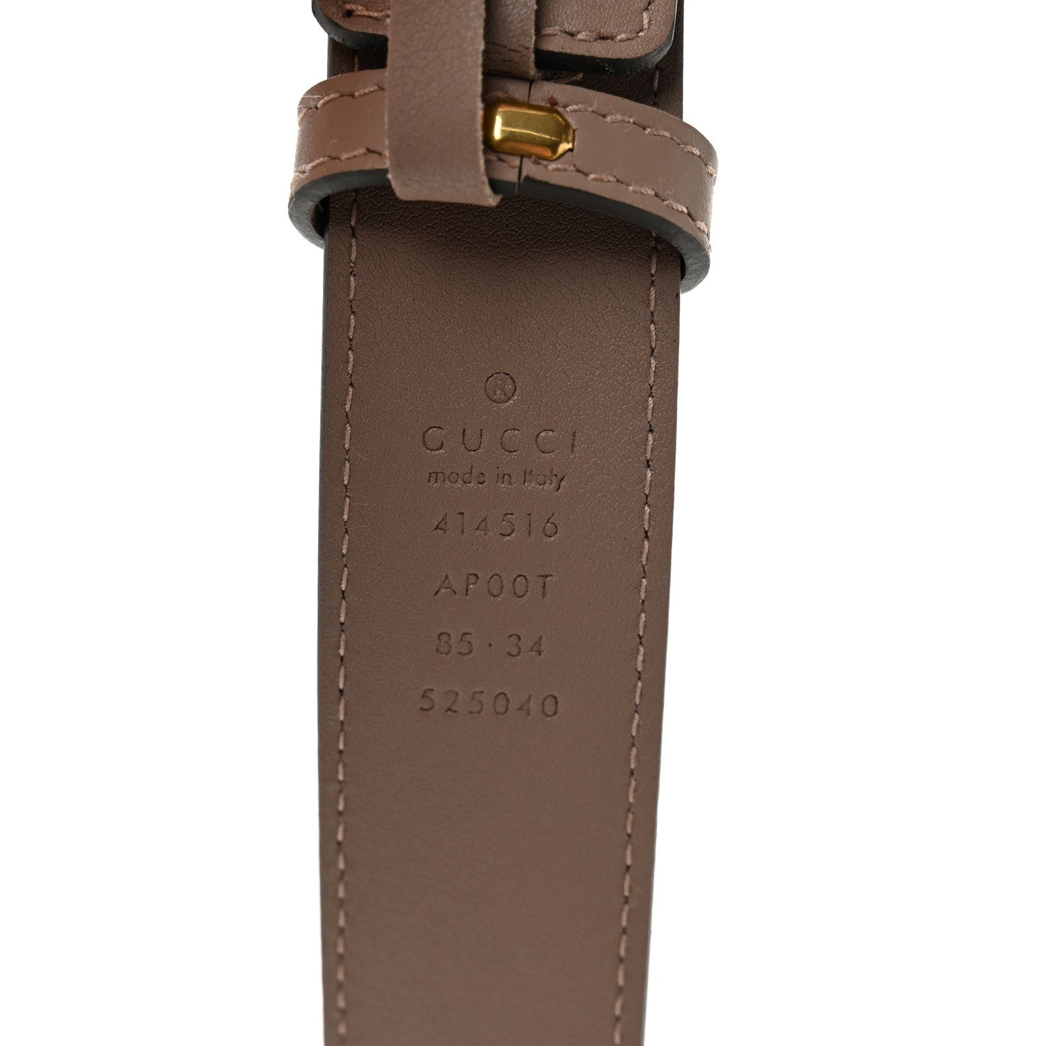 Calfskin Double G 30mm 85 34 Belt Porcelain Rose