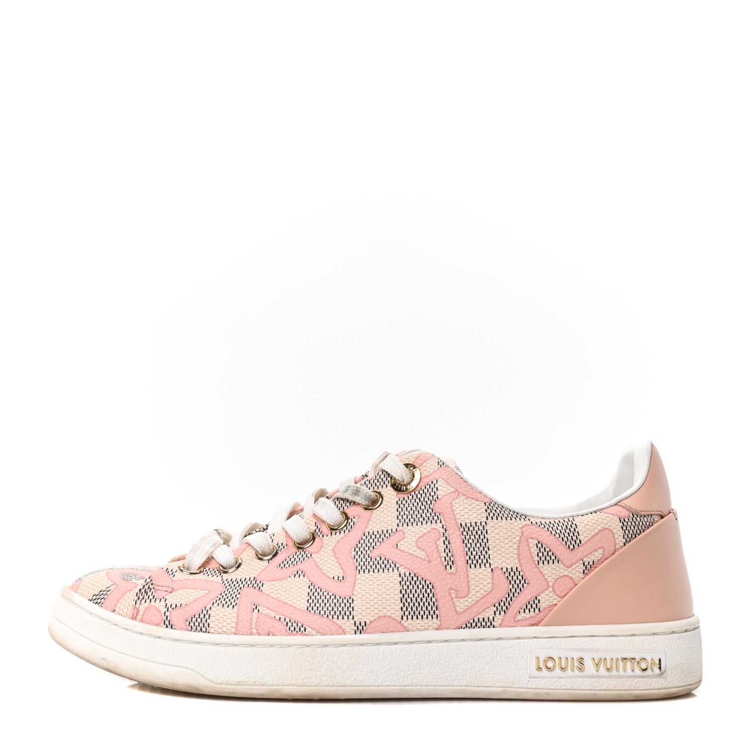 Damier Azur Tahitienne Bora Bora Sneakers 36 Rose Ballerine