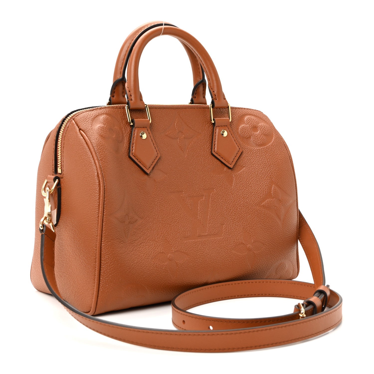 Empreinte Monogram Giant Speedy Bandouliere 25 Cognac