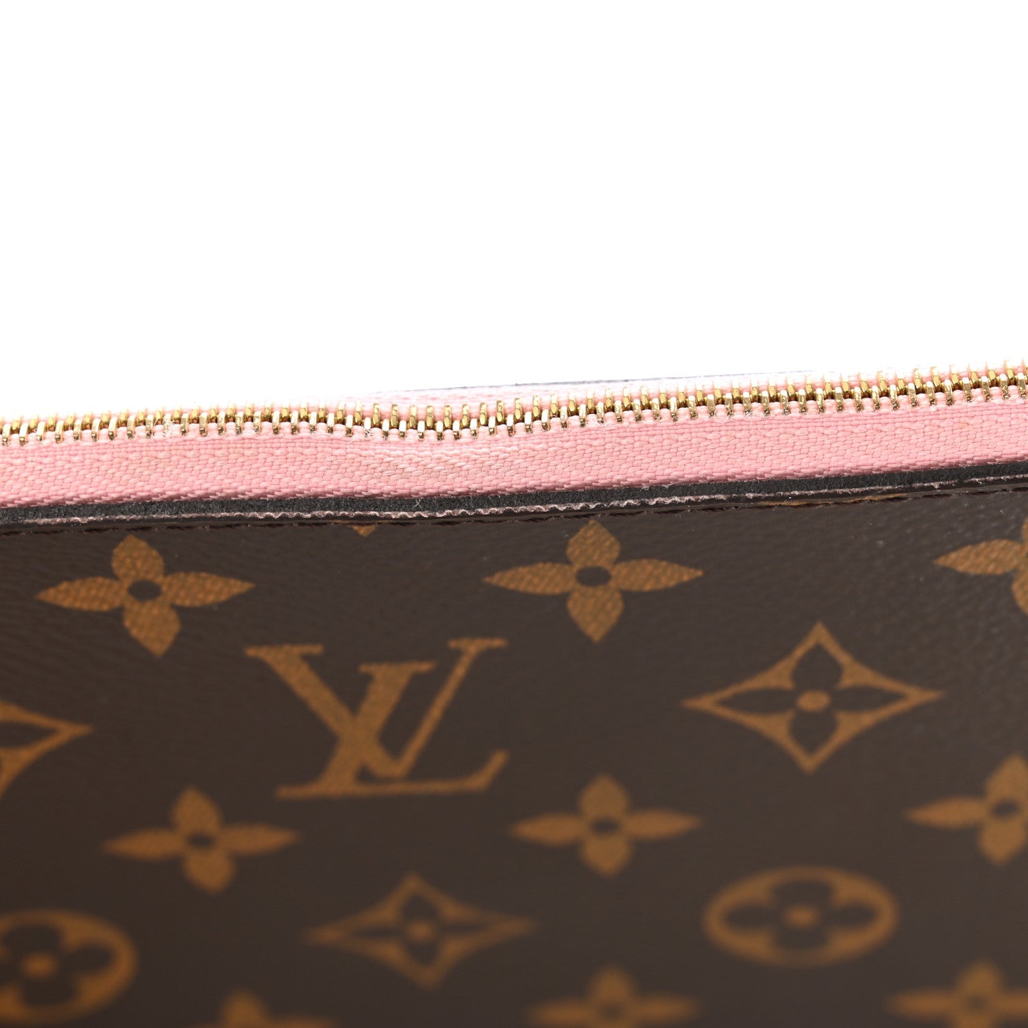 Monogram Neverfull MM GM Pochette Rose Ballerine