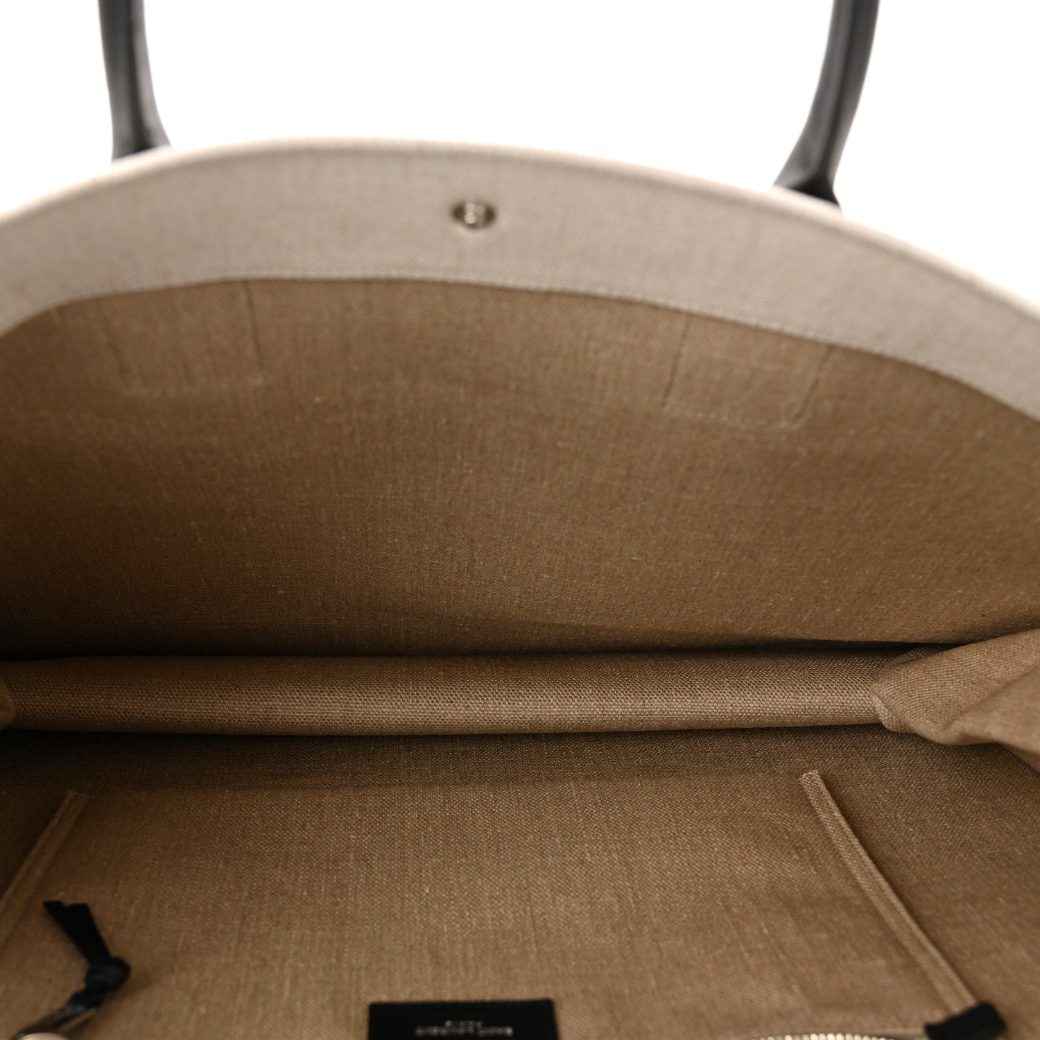 Linen Calfskin Rive Gauche Tote Optic White