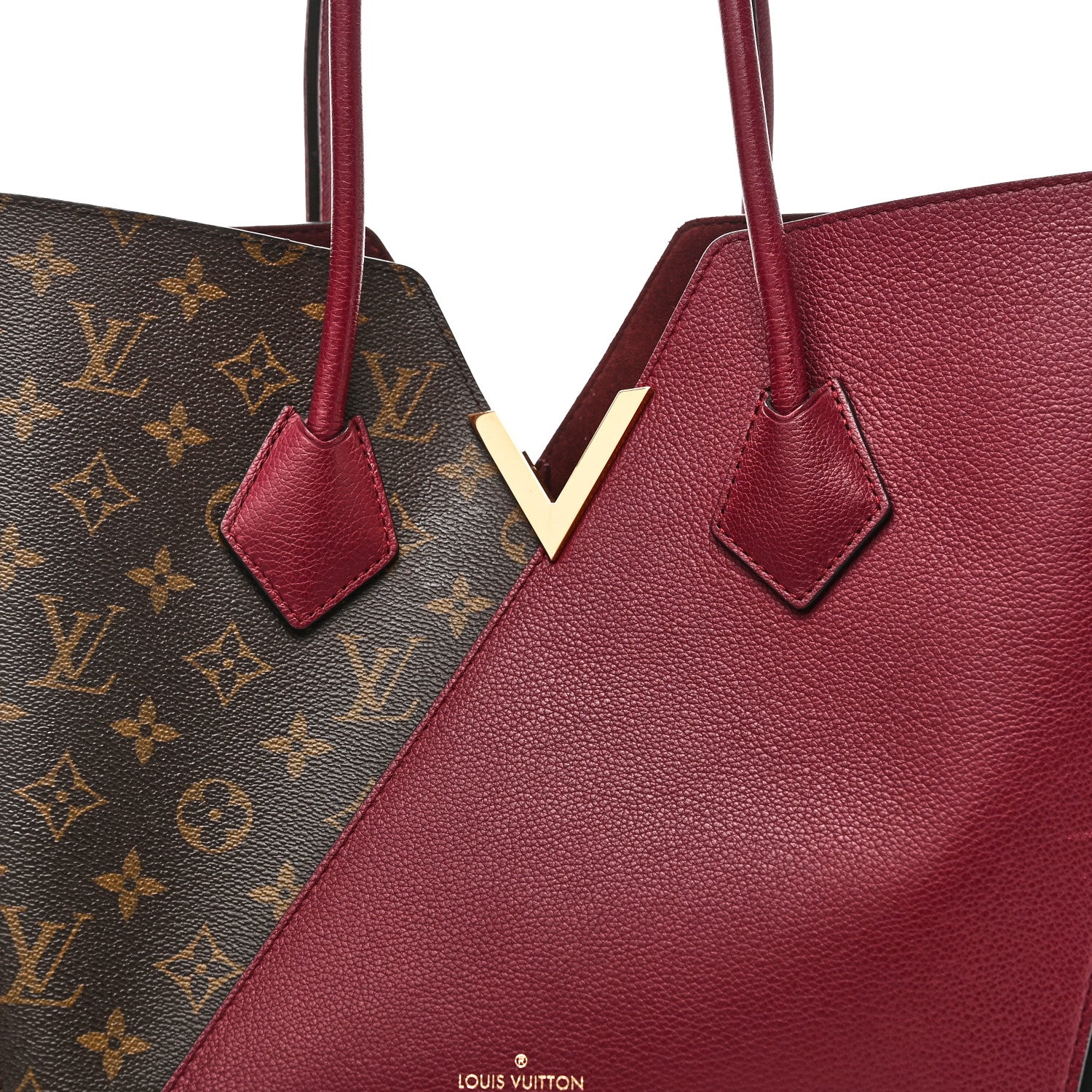 Calfskin Monogram Kimono Tote Grape