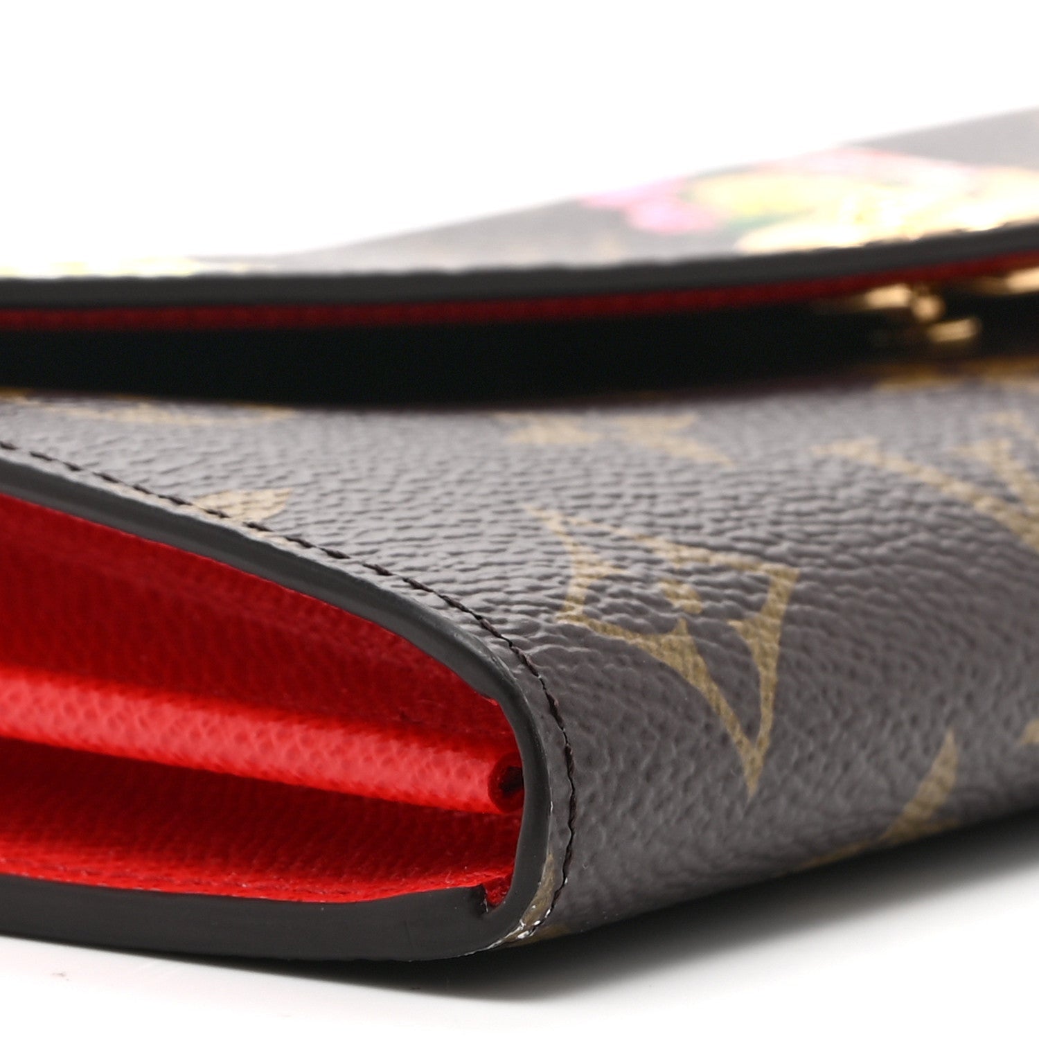 Monogram Candy Factory Sarah Wallet Candy Red
