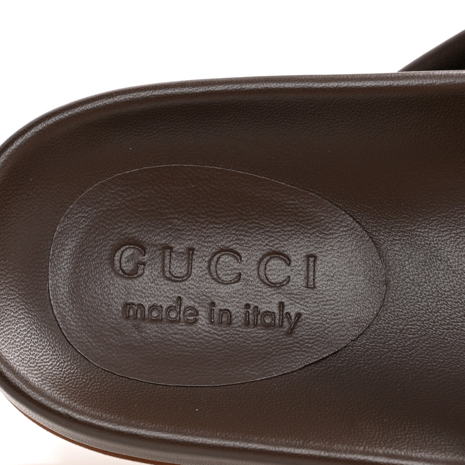 GG Supreme Monogram Miro Soft Calfskin Mens Horsebit Slippers 11 Beige Ebony New Acero