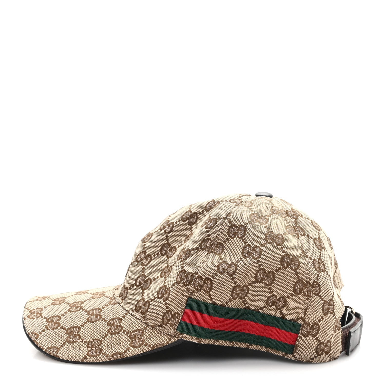 Monogram Web Baseball Hat S Beige Cocoa