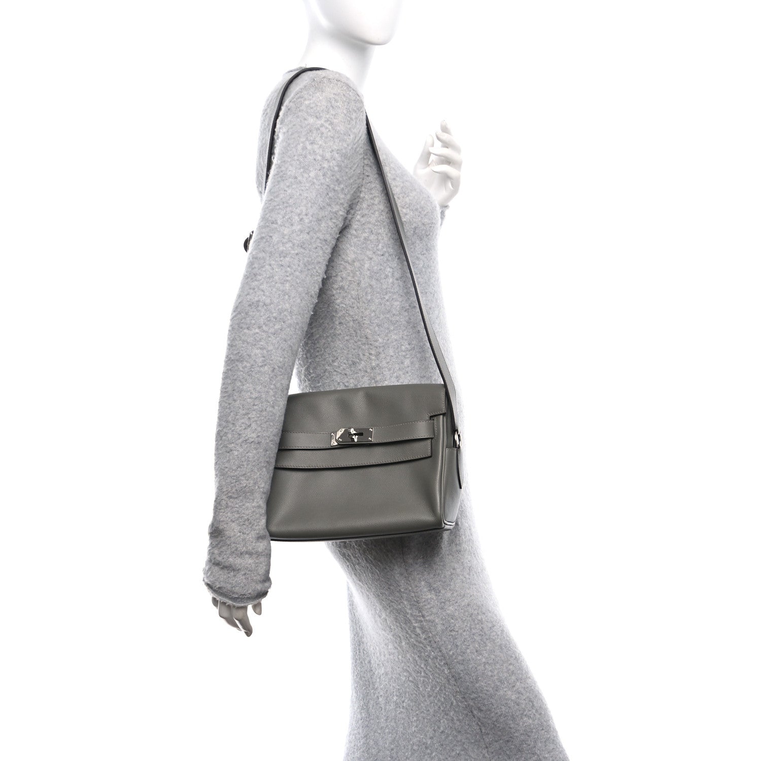 Evercolor Kelly Messenger PM Gris Meyer