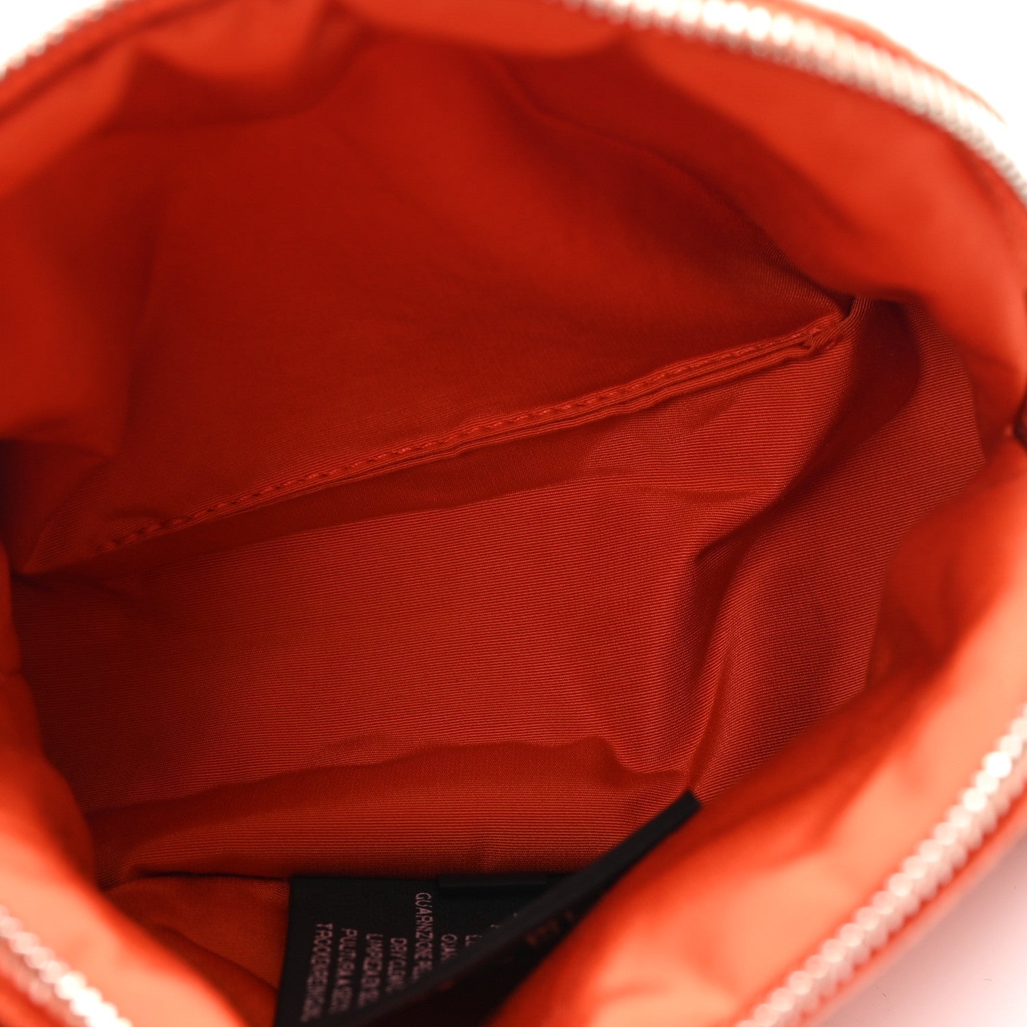 Cotton Canvas Mini Mini Bolide Travel Cosmetic Pouch Feu