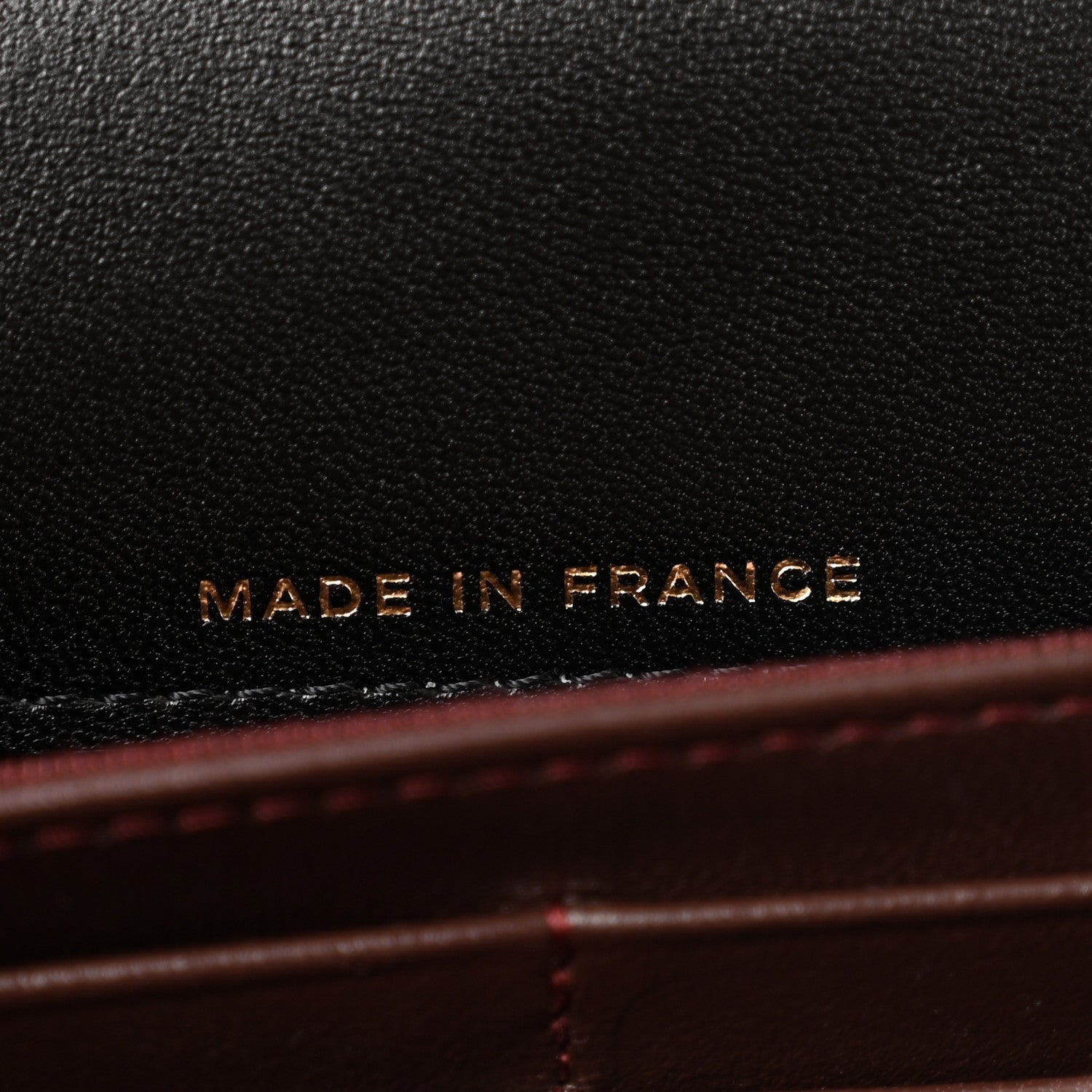 Lambskin Quilted Large Gusset Flap Wallet Black