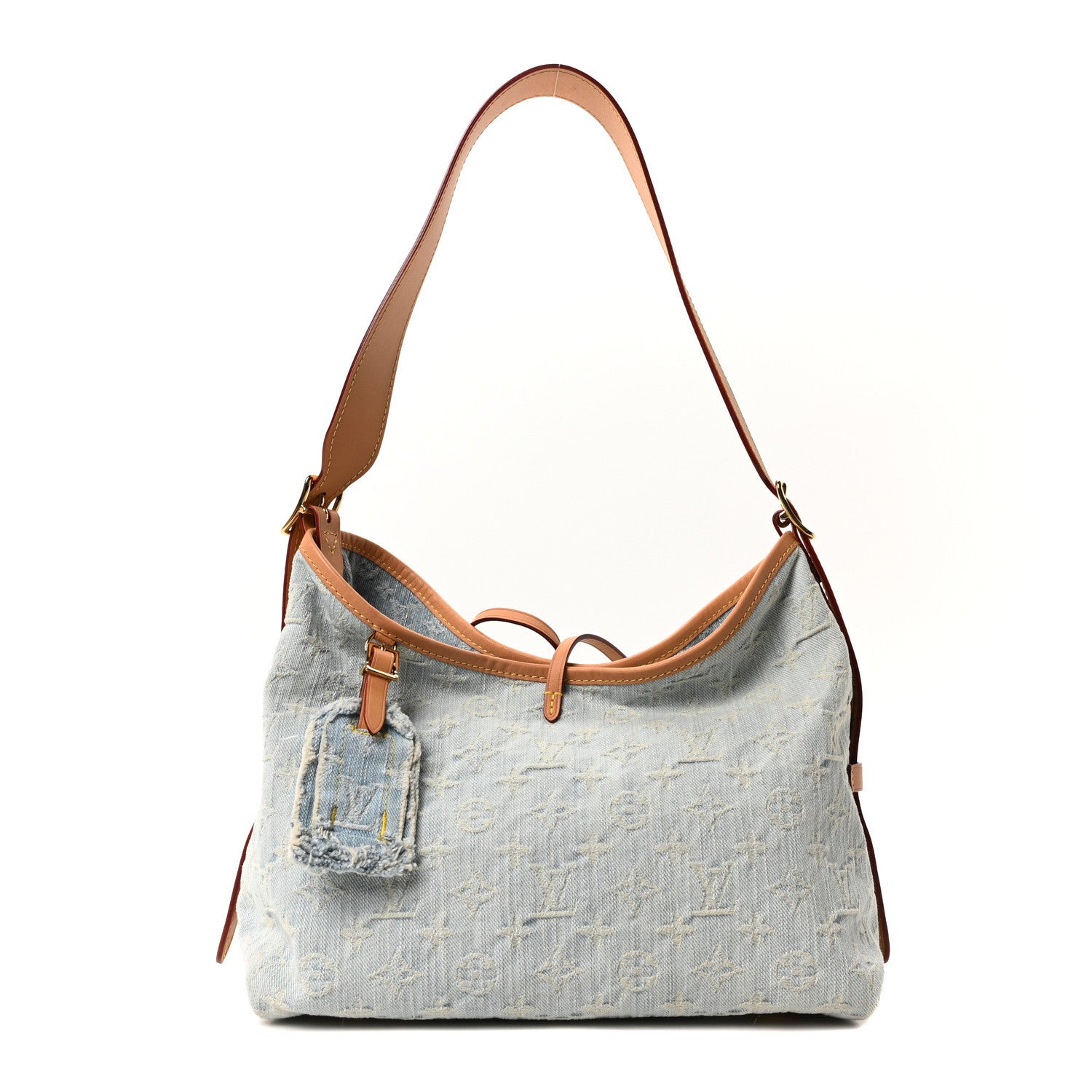 Monogram Denim CarryAll PM Sky Blue