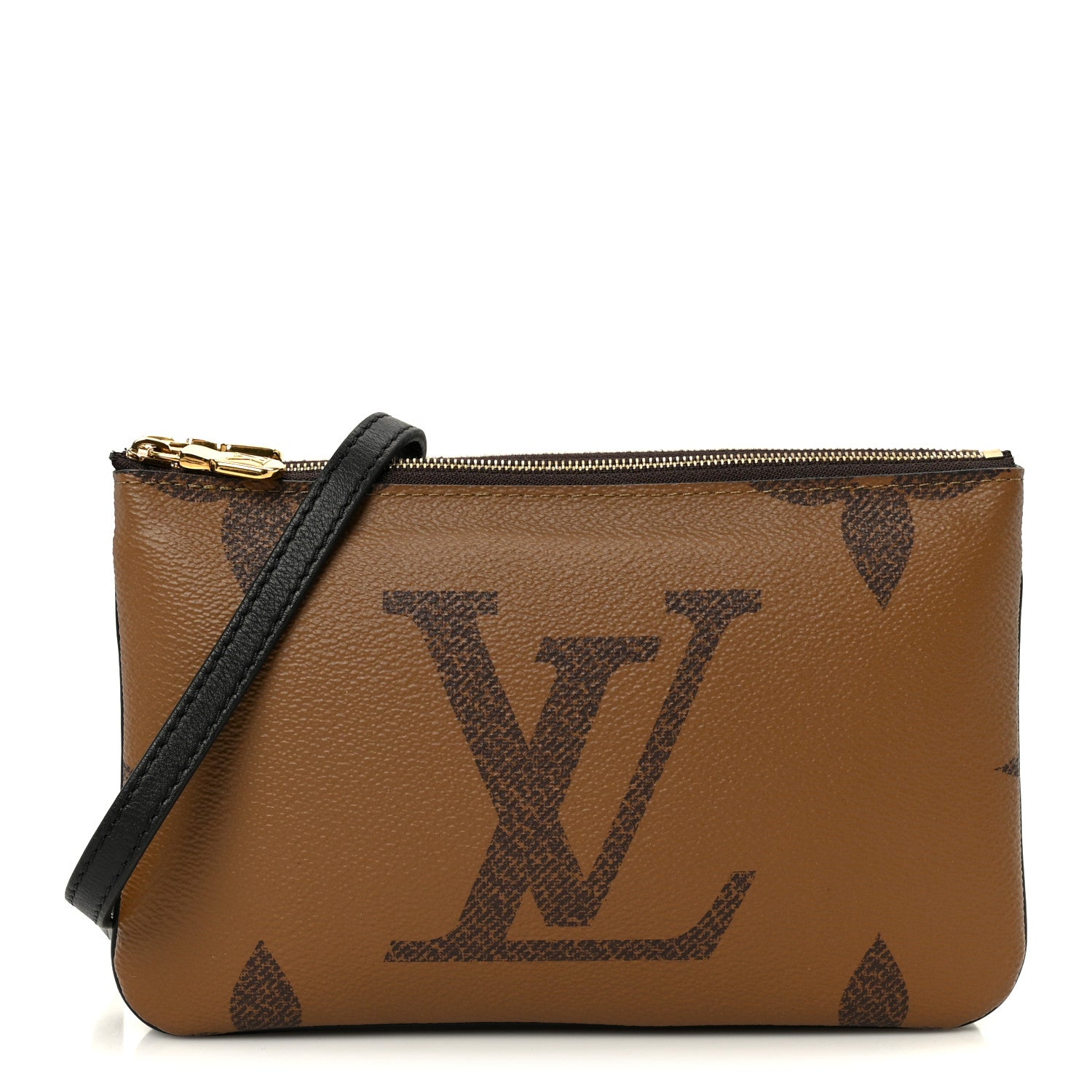 Reverse Monogram Giant Double Zip Pochette