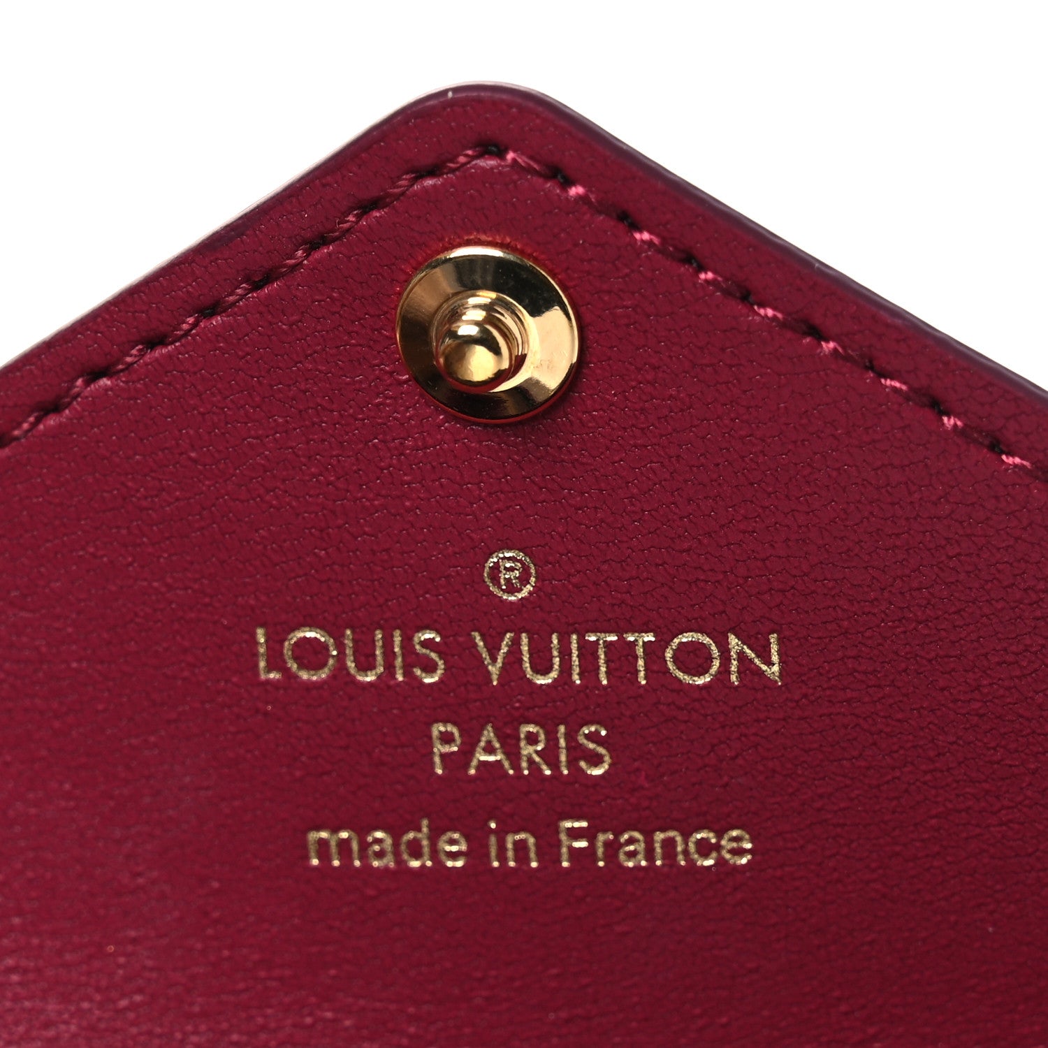Monogram Small Kirigami Pochette Insert Fuchsia