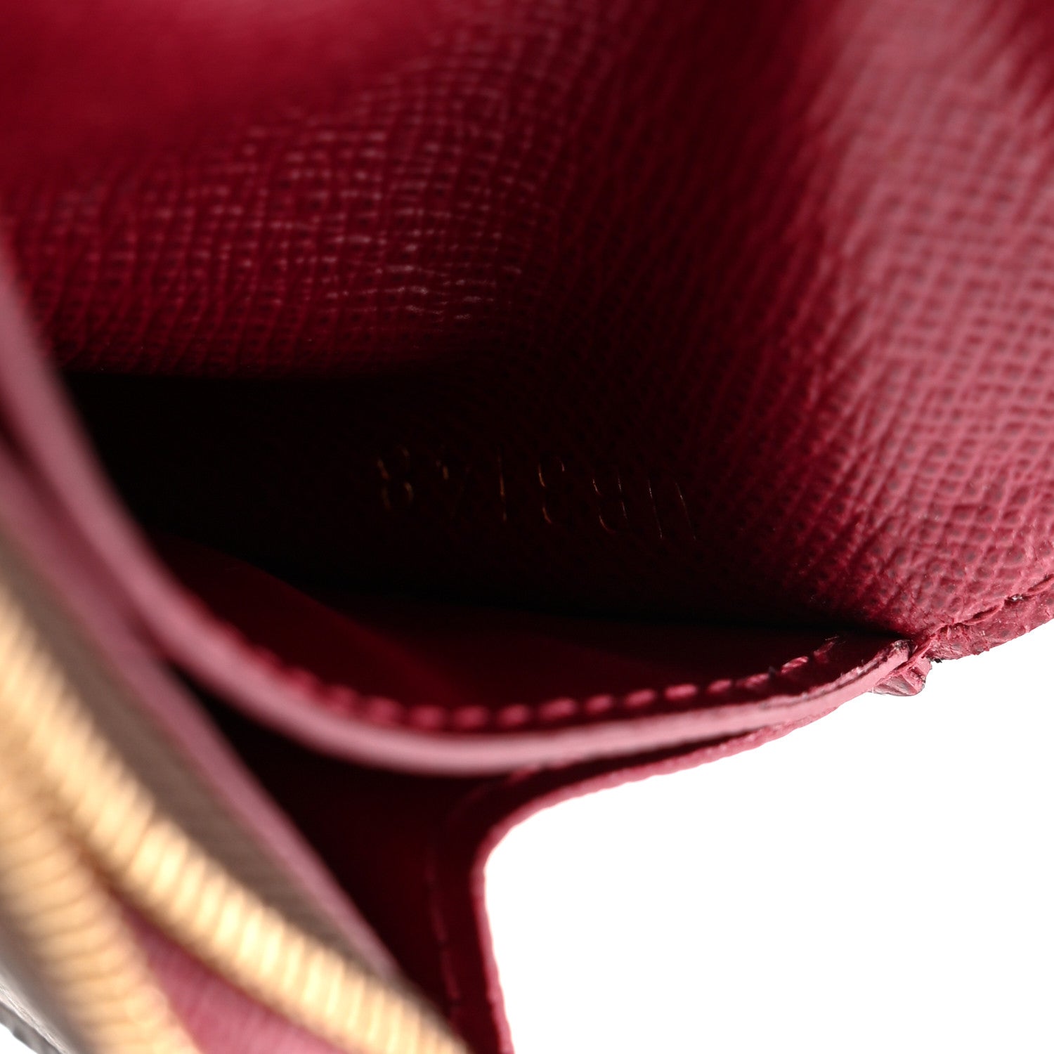 Monogram Rosalie Coin Purse Fuchsia