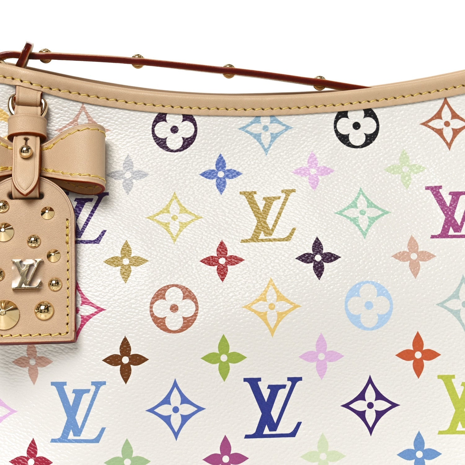 LV X TM Monogram Multicolor CarryAll East West White