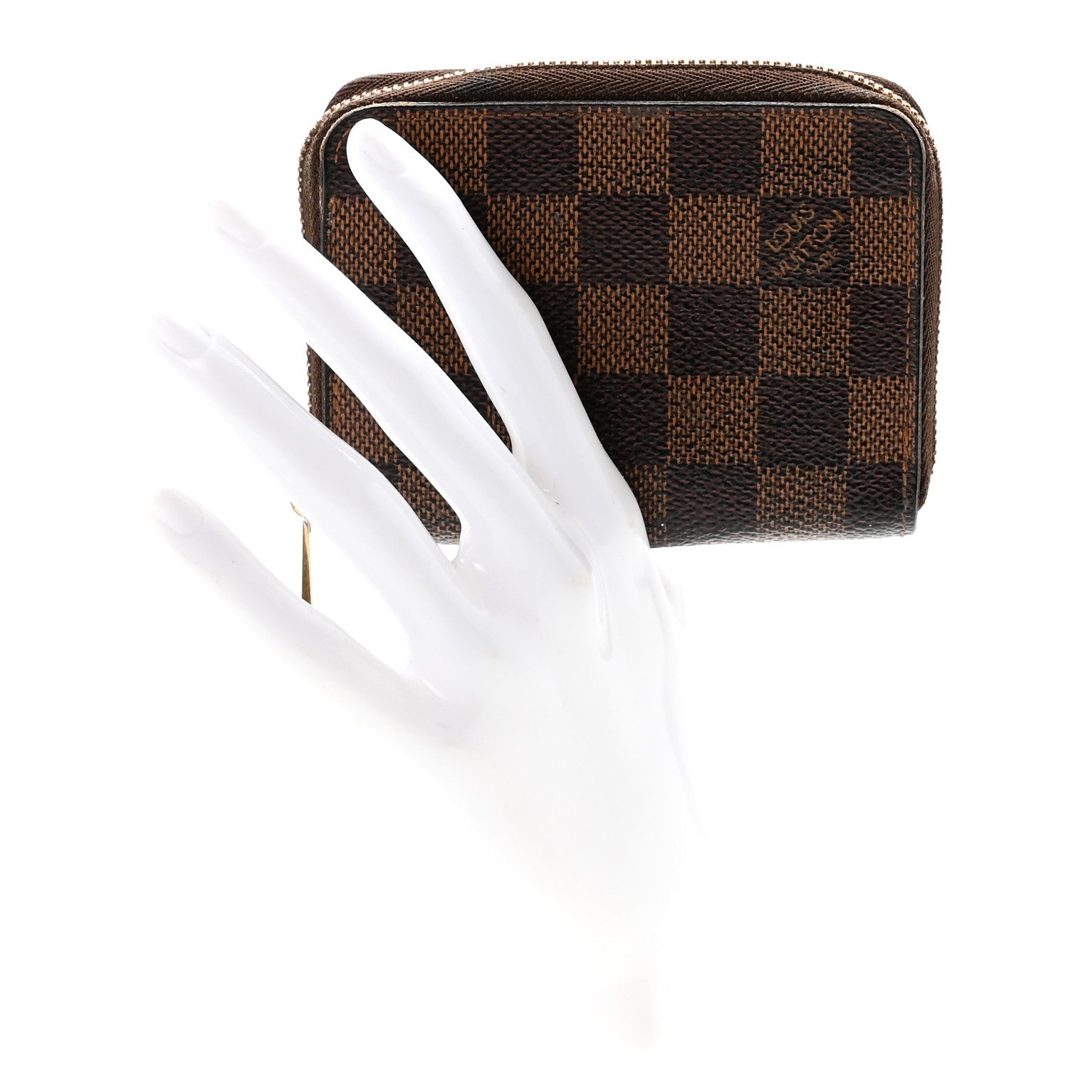 Damier Ebene Zippy Coin Purse