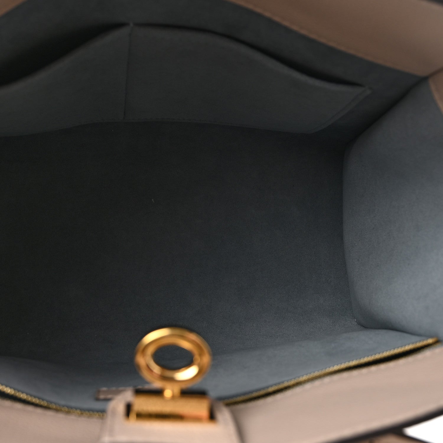 Calfskin Monogram On My Side MM Greige
