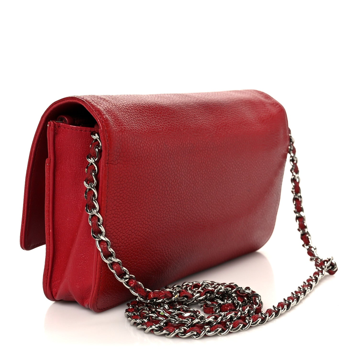 Caviar Timeless CC Wallet on Chain WOC Red