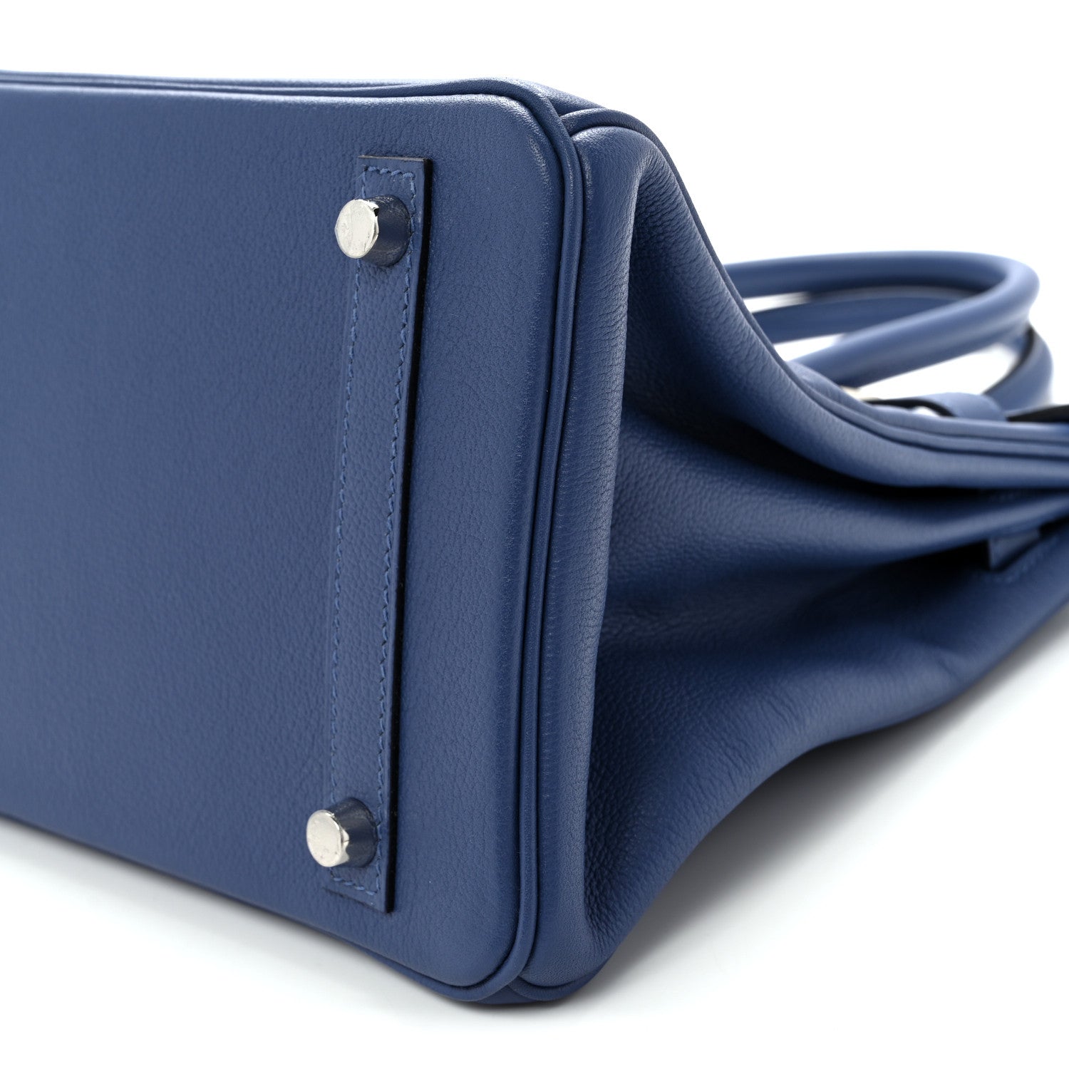 Taurillon Novillo Birkin 30 Bleu Brighton