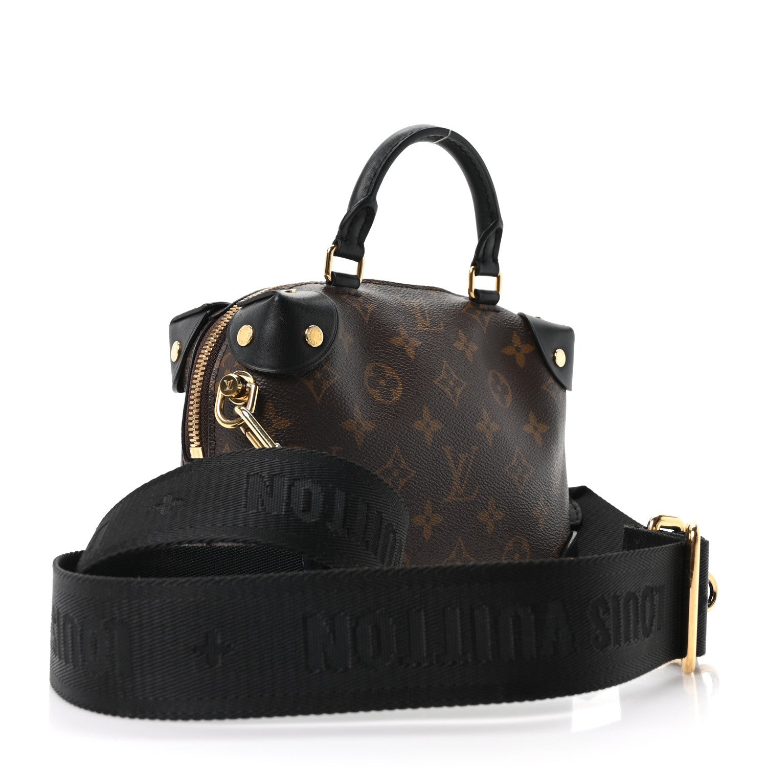 Monogram Petite Malle Souple Black
