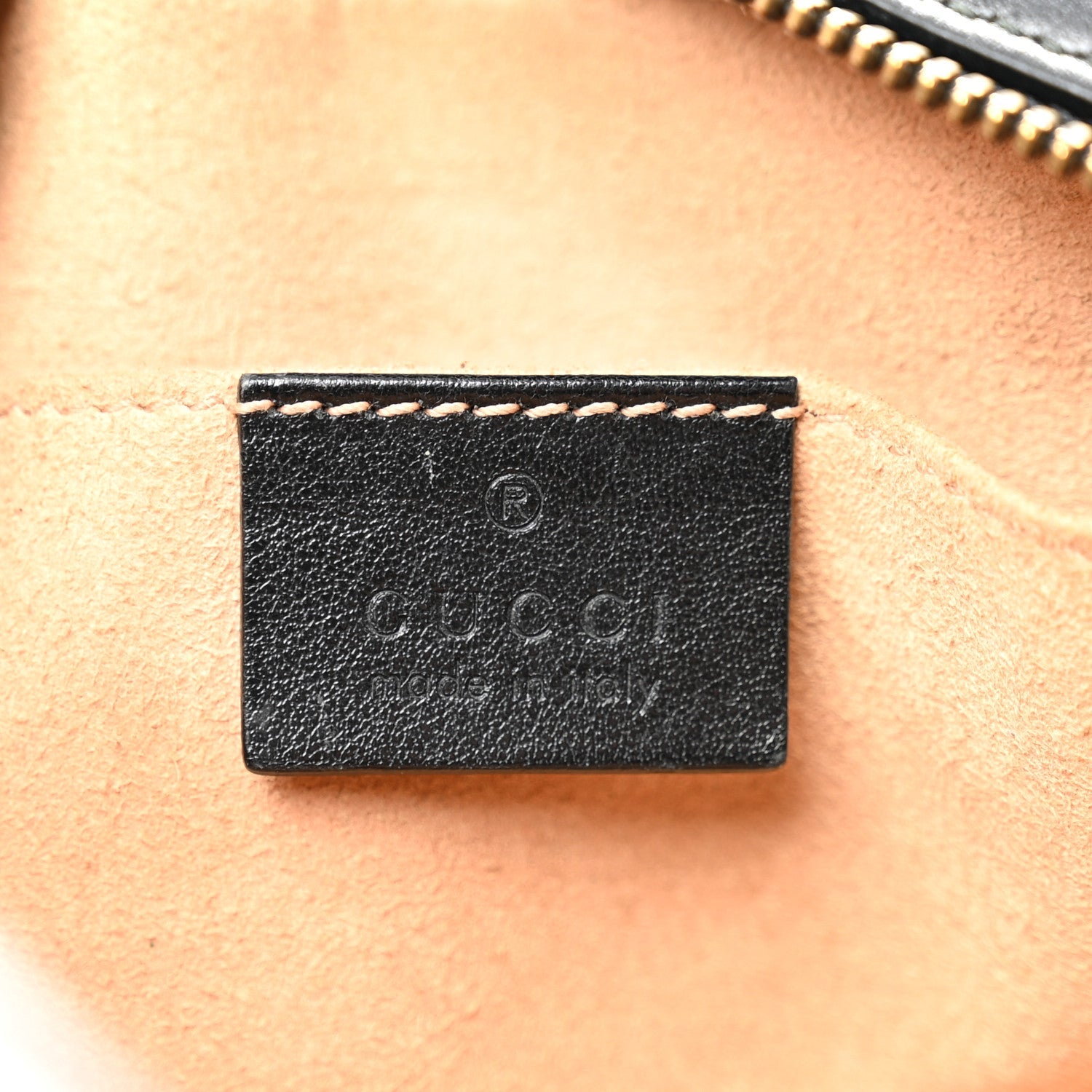 Calfskin Matelasse Small GG Marmont Chain Shoulder Bag Black