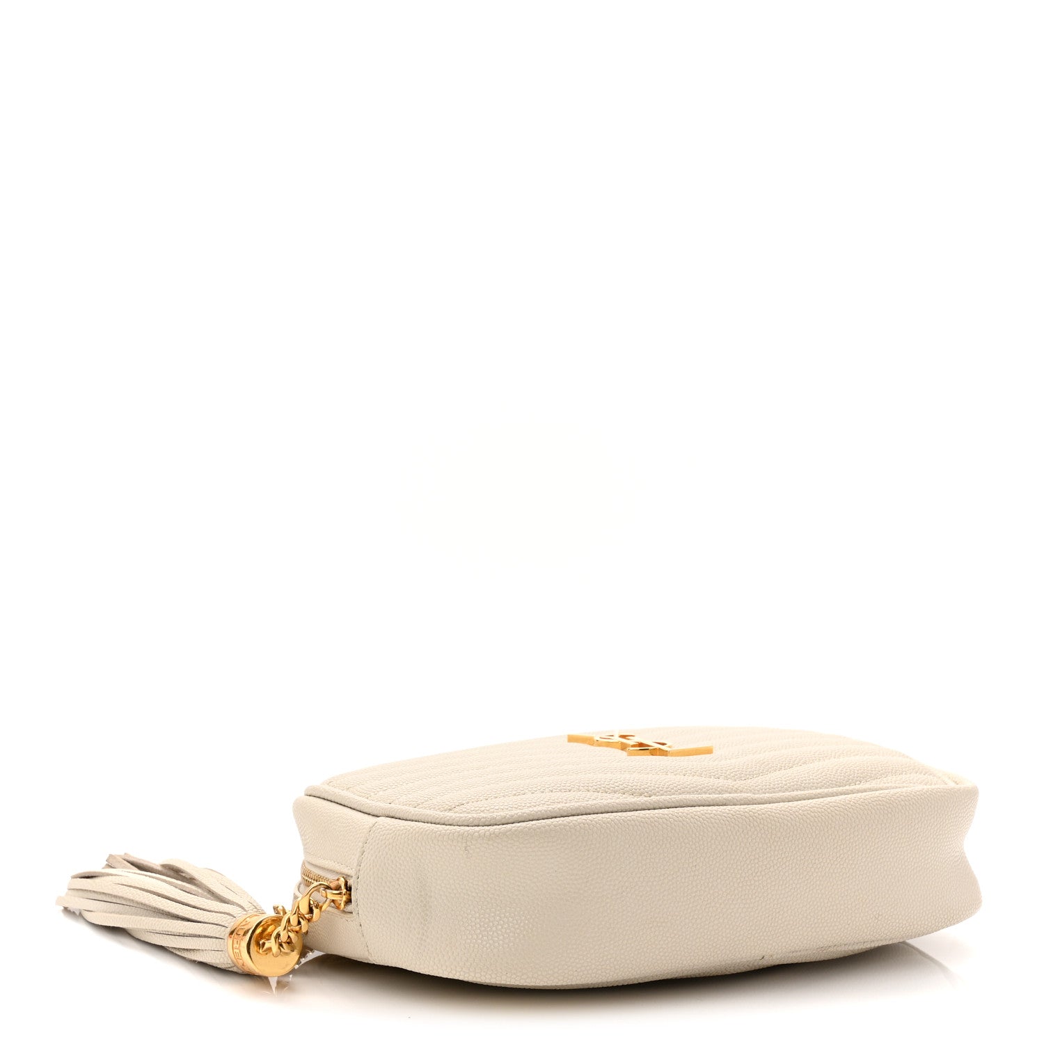Grain De Poudre Matelasse Monogram Mini Lou Camera Bag Crema Soft