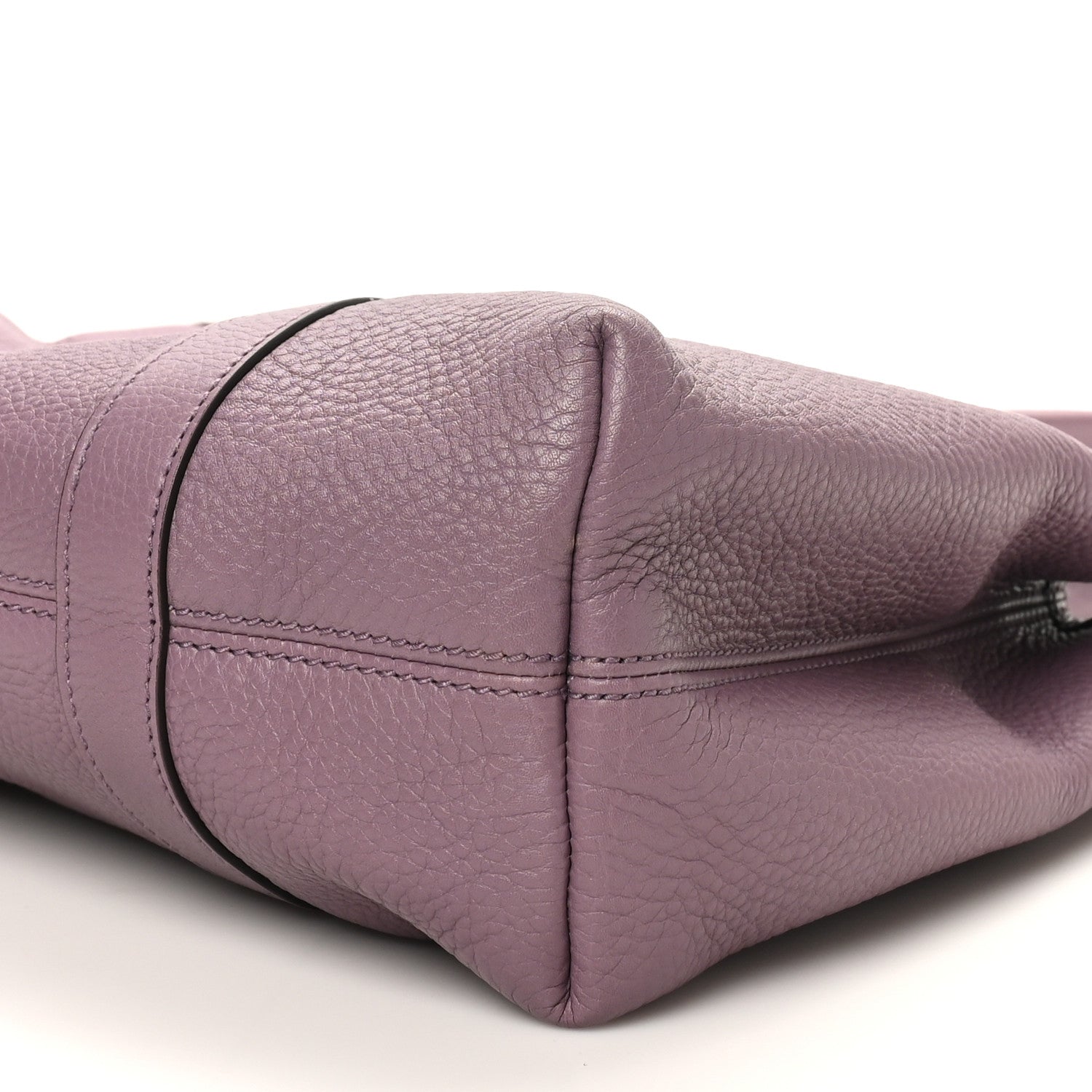 Pebbled Calfskin Old Libeccio Miss GG Tote Purple