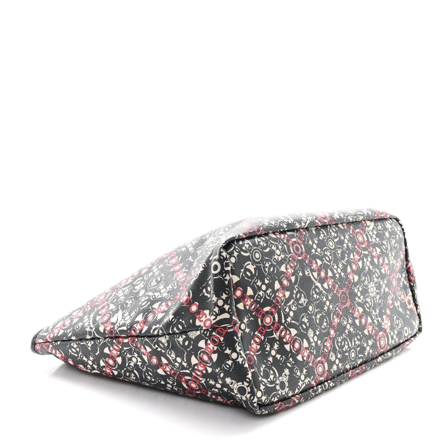 Coated Canvas Coco Small Tote Black