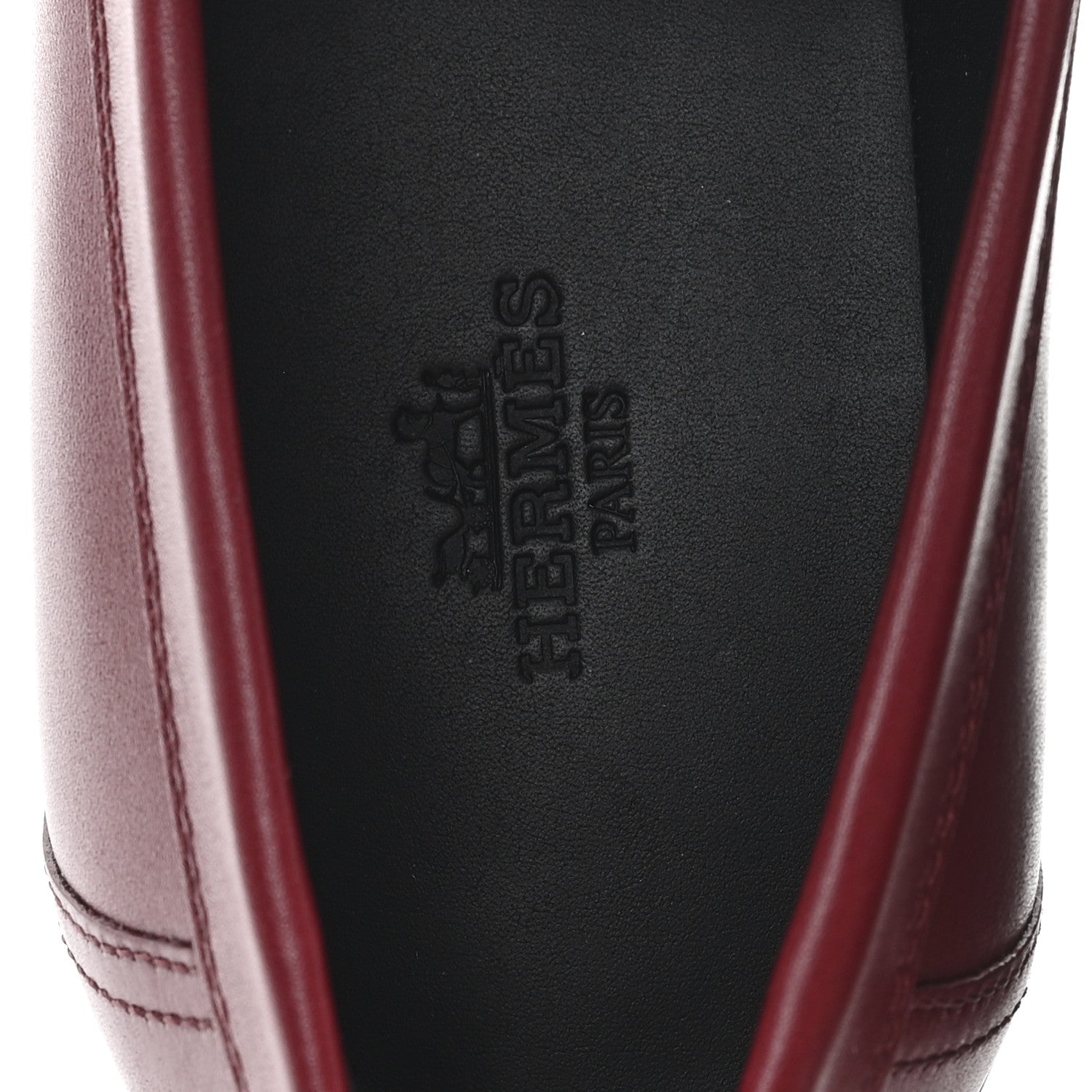 Calfskin Womens Hot Loafer 38 Rouge H
