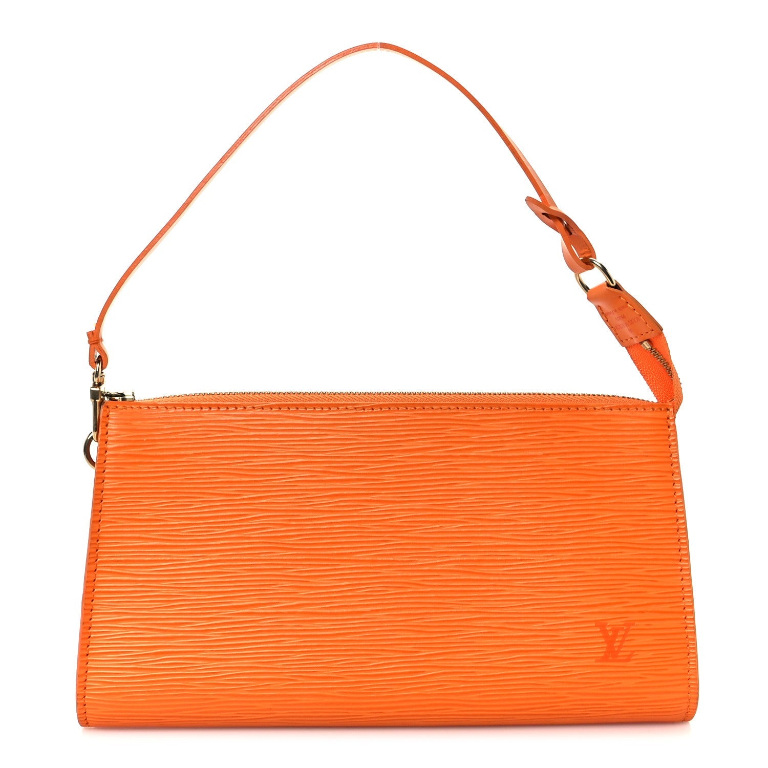 Epi Pochette Accessories 24 Mandarin