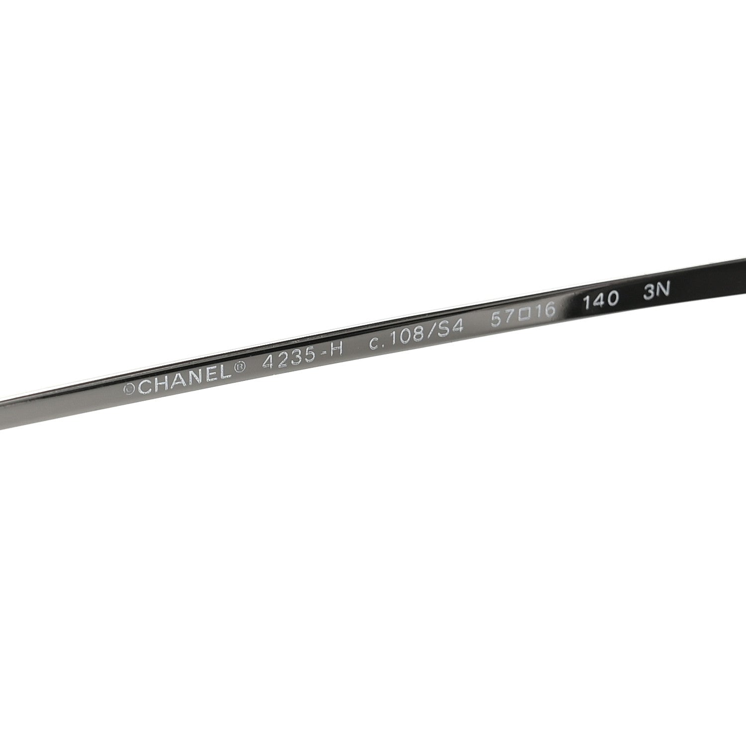 Square Frame Pearl Sunglasses 4235-H Dark Grey