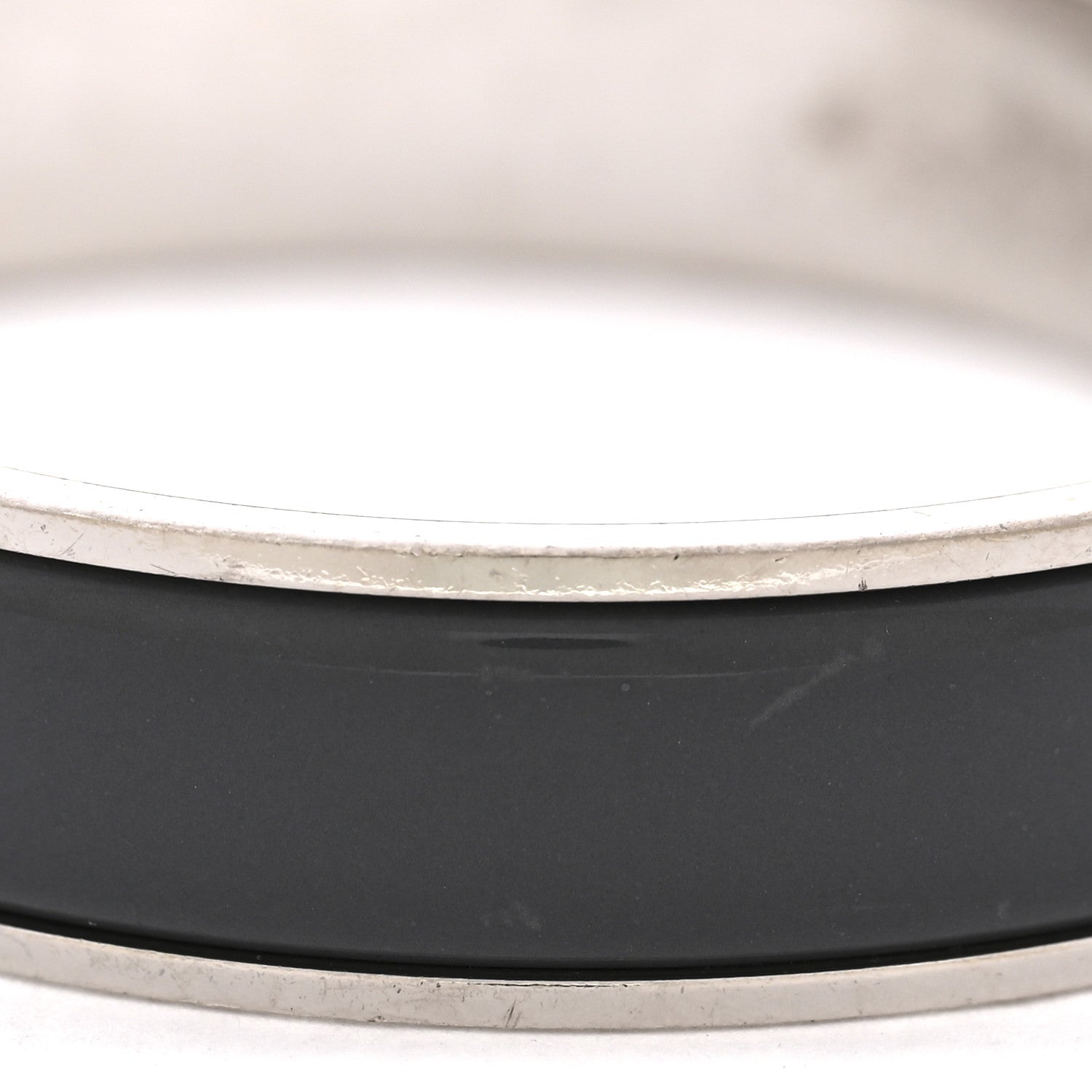 Matte Enamel Narrow Clic Clac H Bracelet PM Ardoise