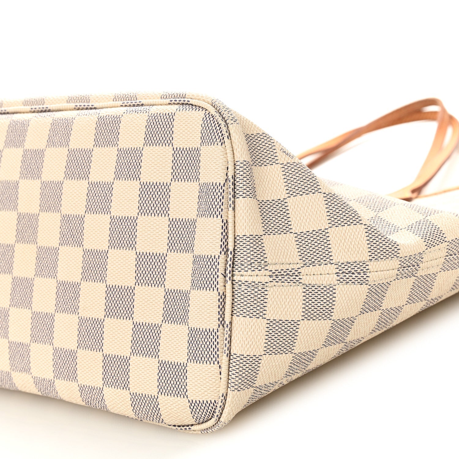 Damier Azur Neo Neverfull MM Rose Ballerine