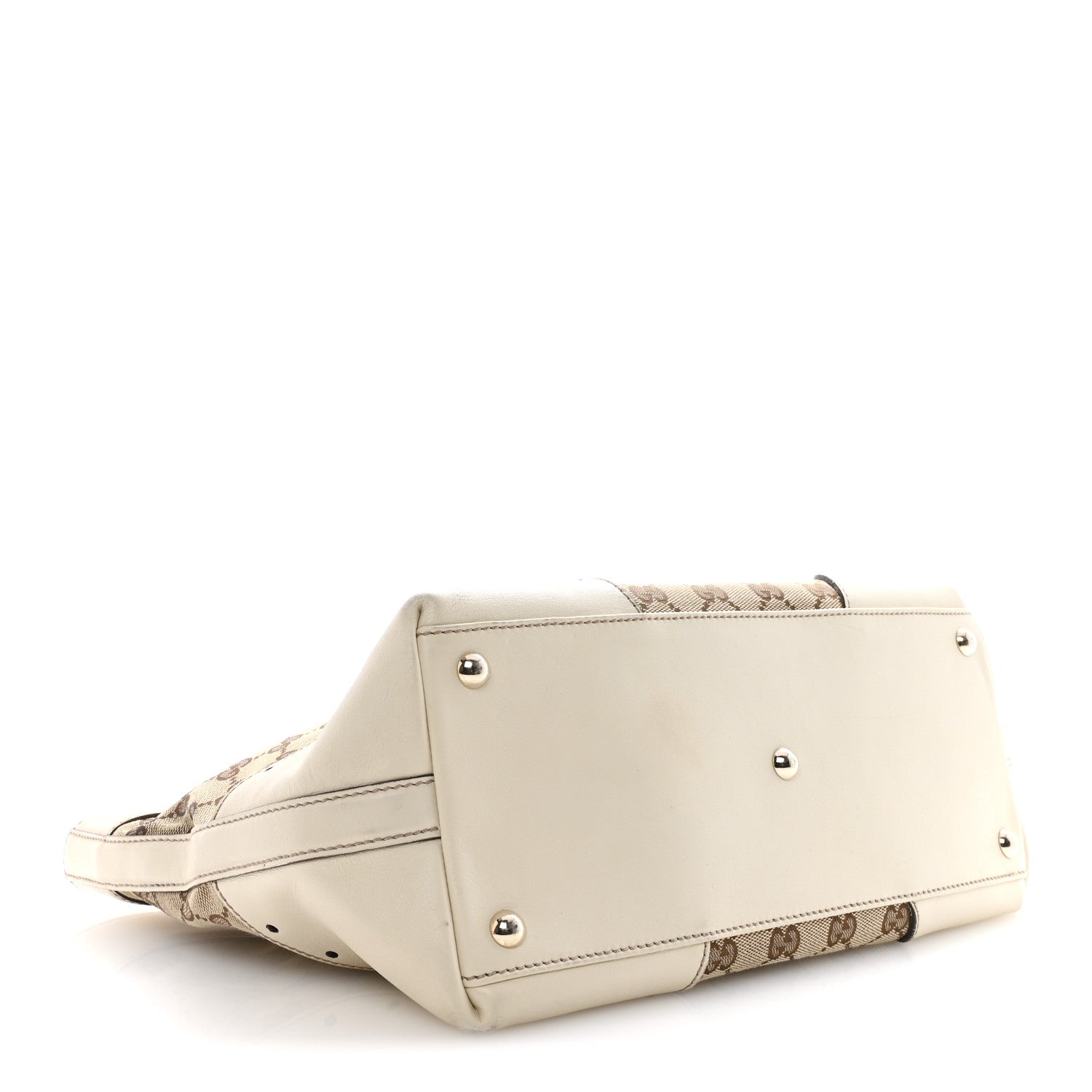 Monogram Large Punch Tote Off White