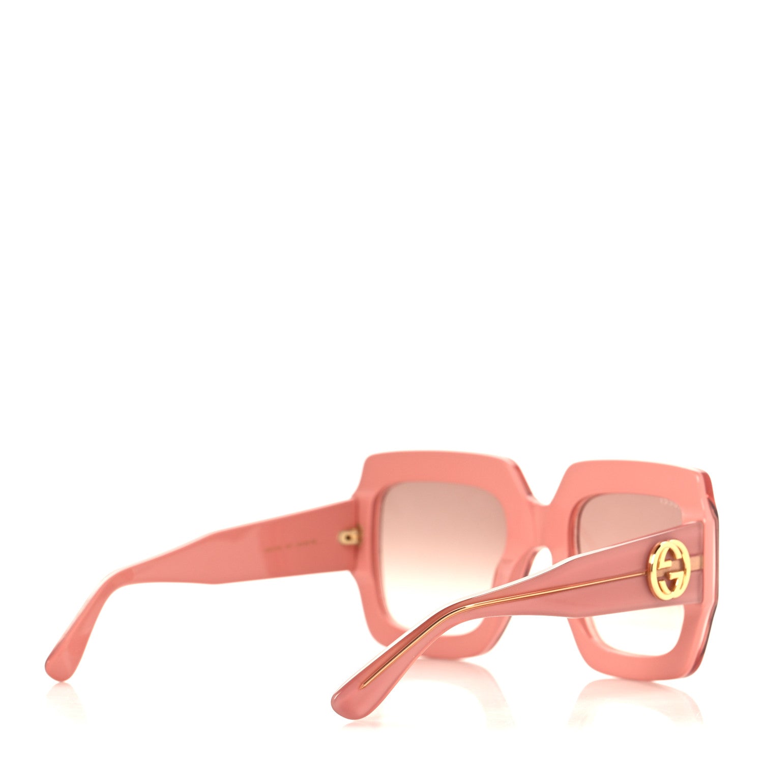 Square Frame GG0178S Sunglasses Rose Brown