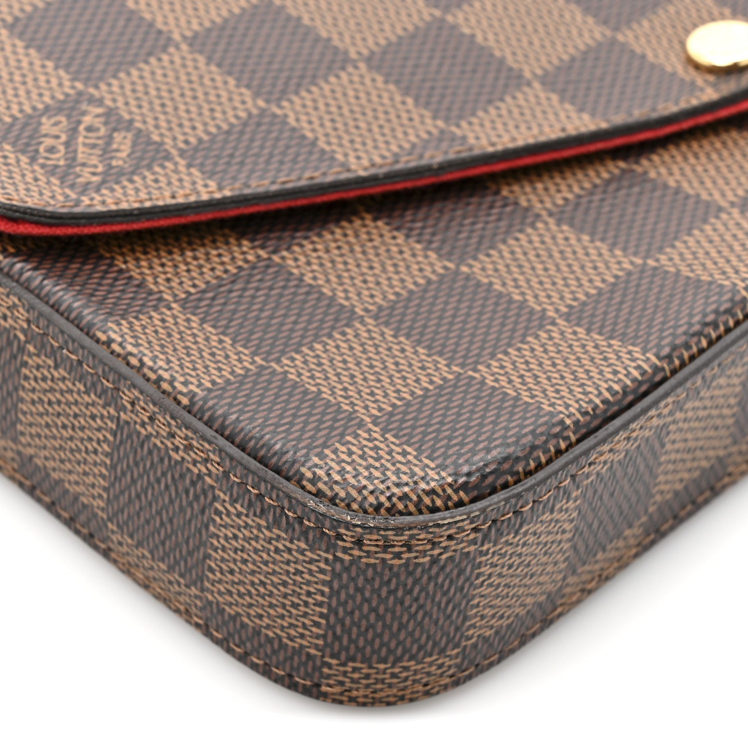 Damier Ebene Pochette Felicie Chain Wallet