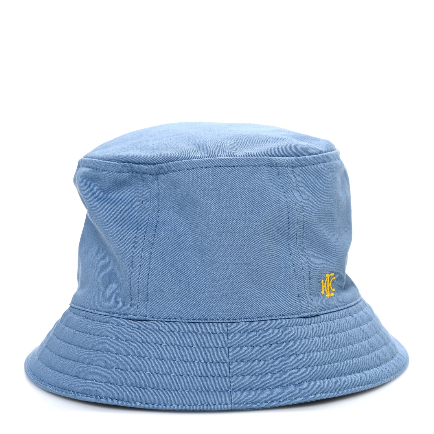 Washed Cotton Calvi Bucket Hat 57 Bleu Faience