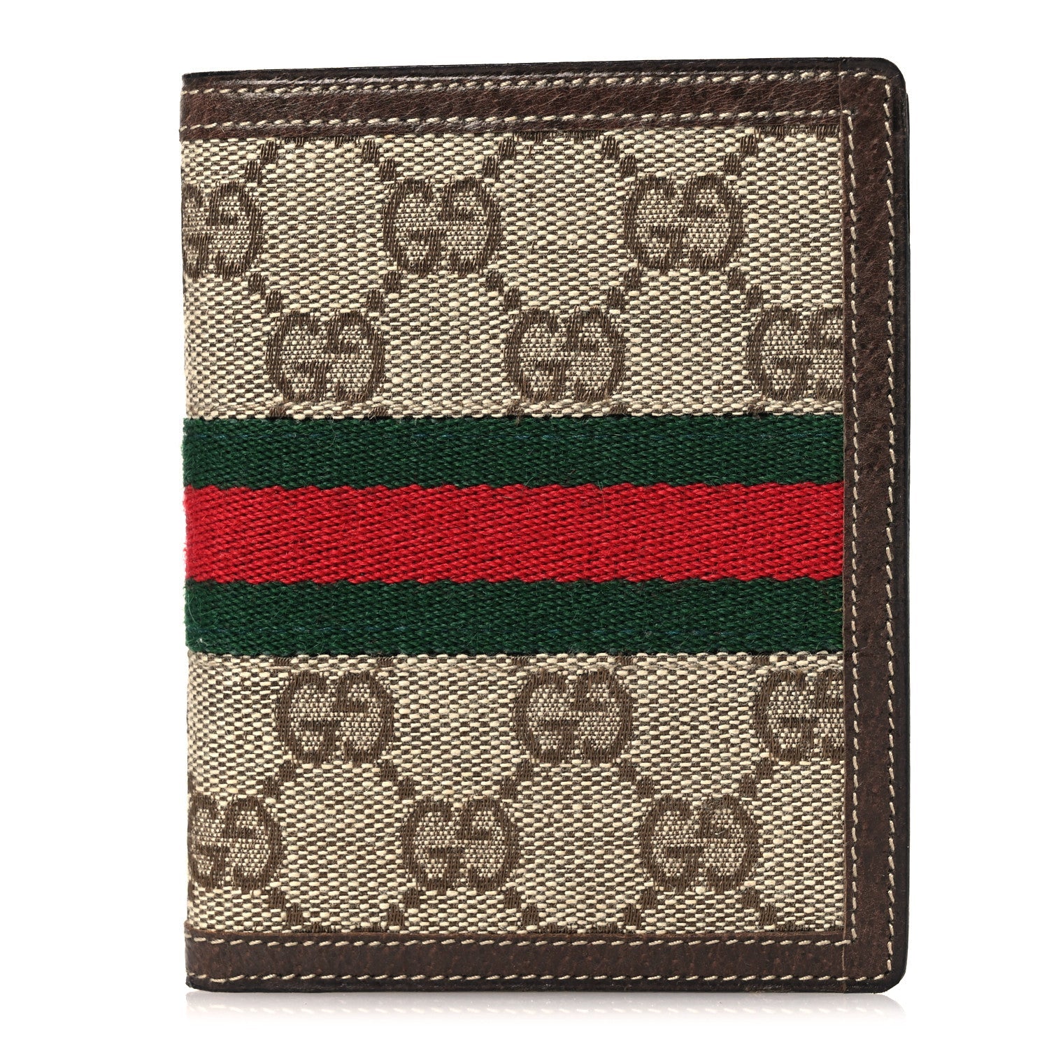 GG Monogram Web Address Book Agenda Brown