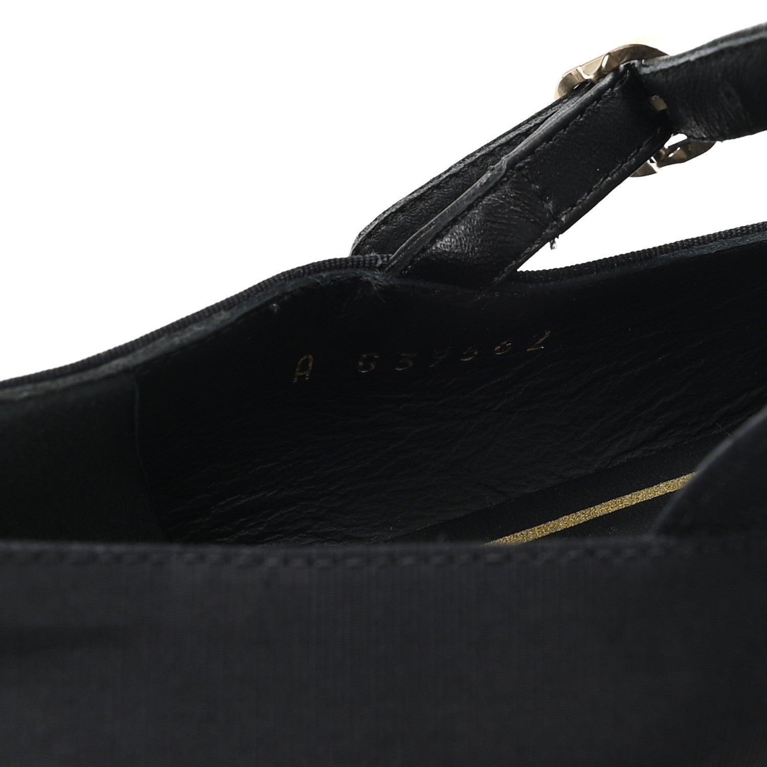Grosgrain Patent Calfskin Cap Toe T Strap CC Flats 38 Black