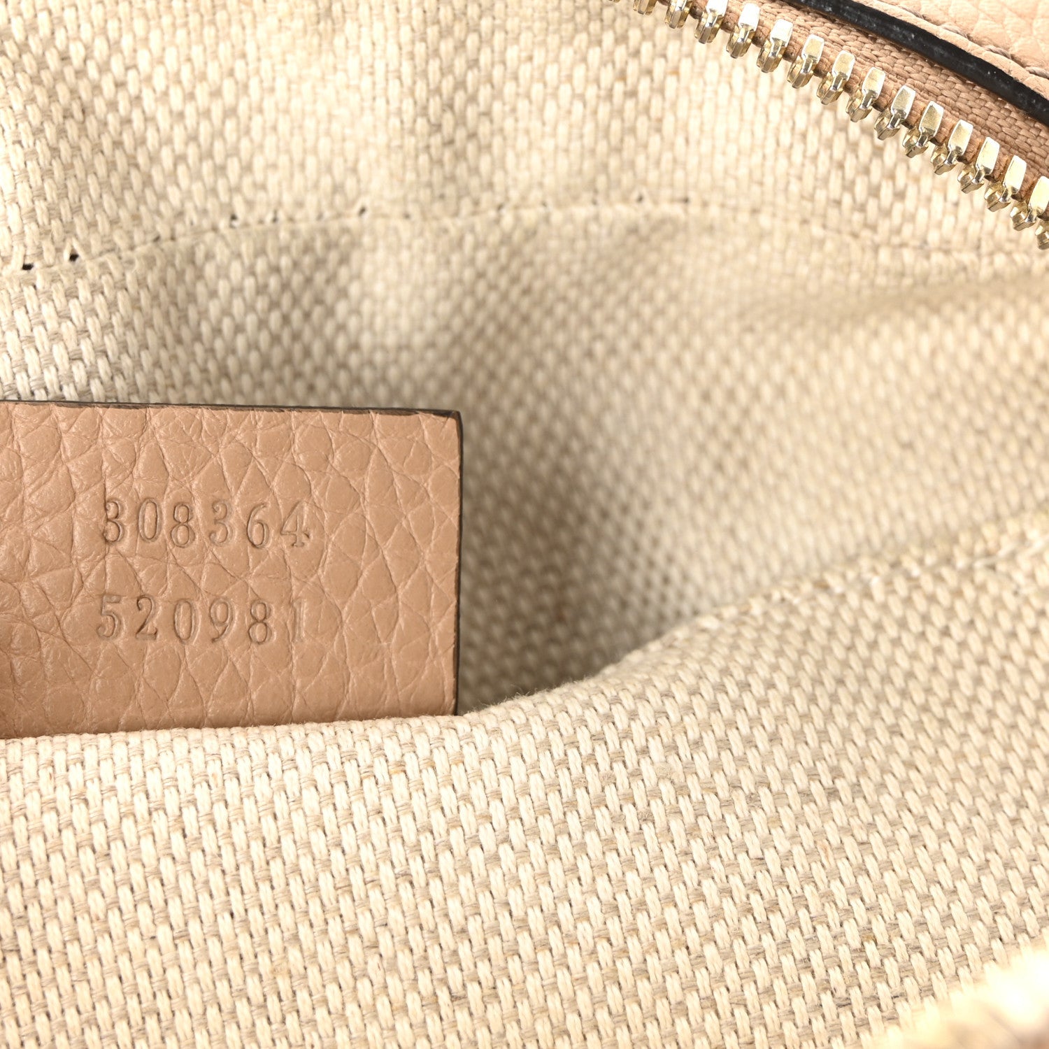 Pebbled Calfskin Small Soho Disco Bag Camelia