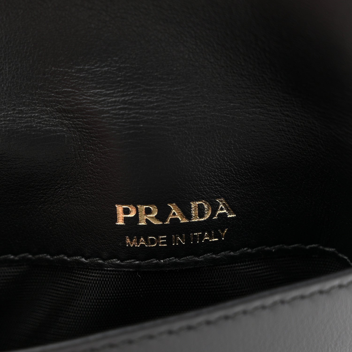 Vitello Card Holder With Braided Strap Black