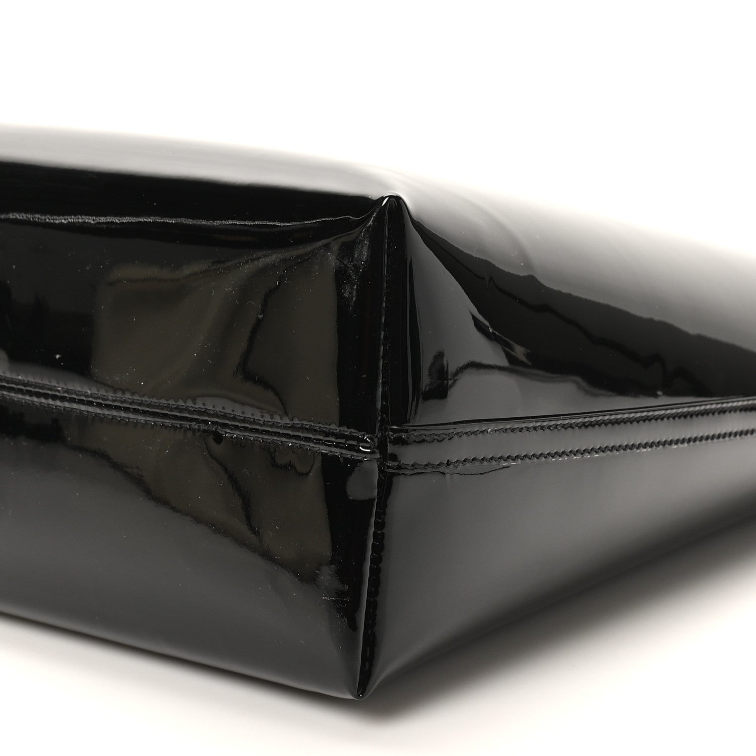 Patent Calfskin Rendez-Vous Hobo Black