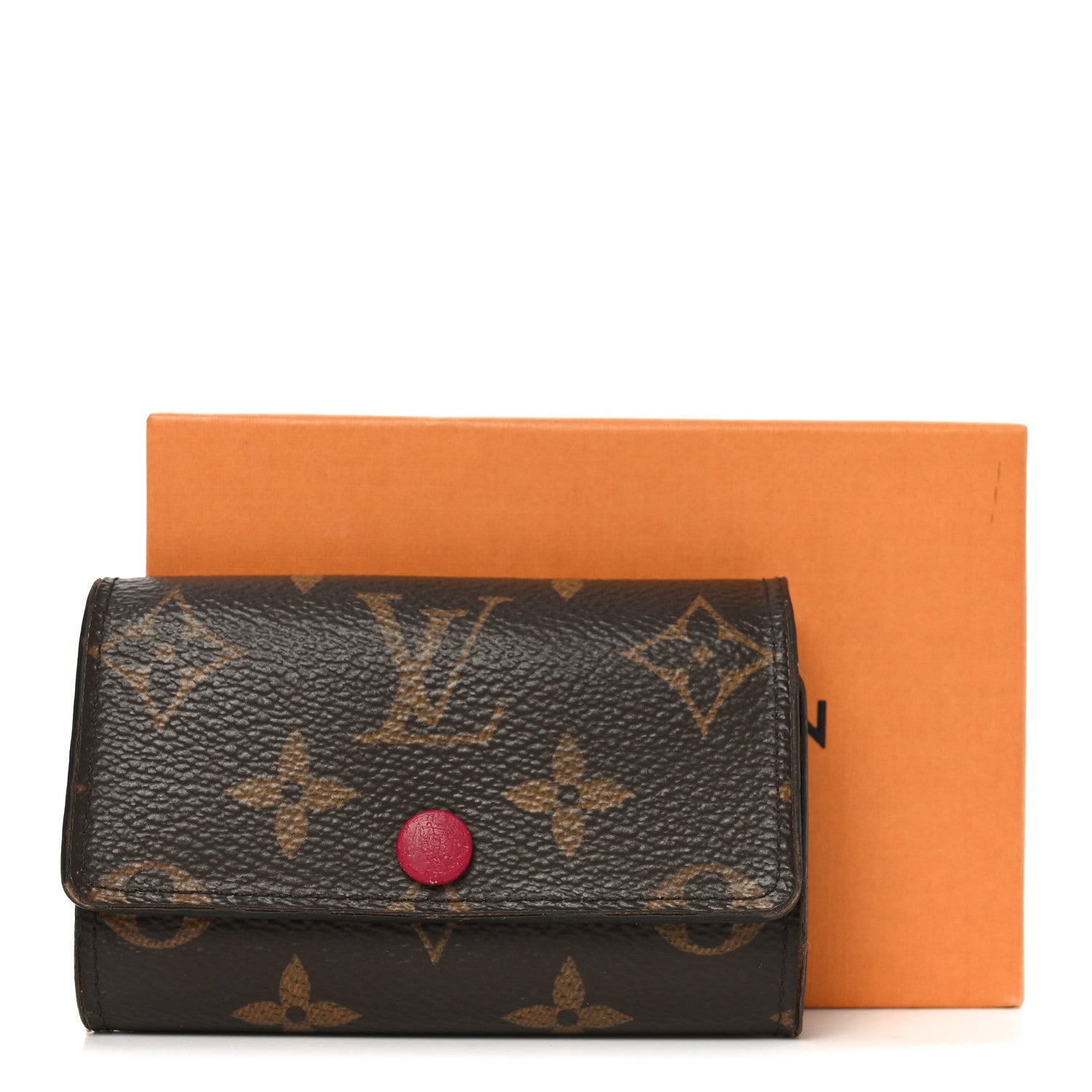 Monogram 6 Key Multicles Holder Fuchsia