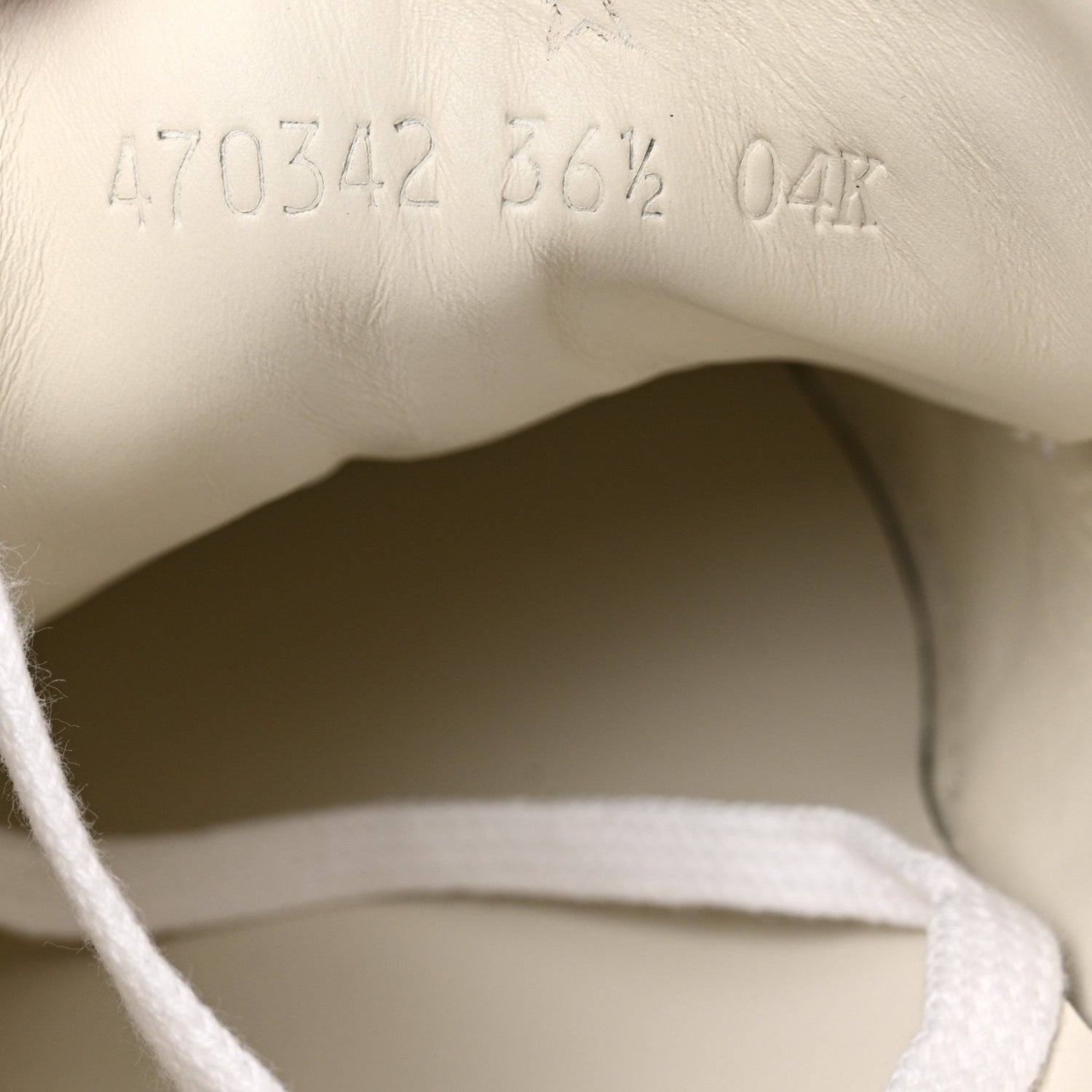 Calfskin Ayers Blind For Love Embroidered Womens Ace Sneakers 36.5 White