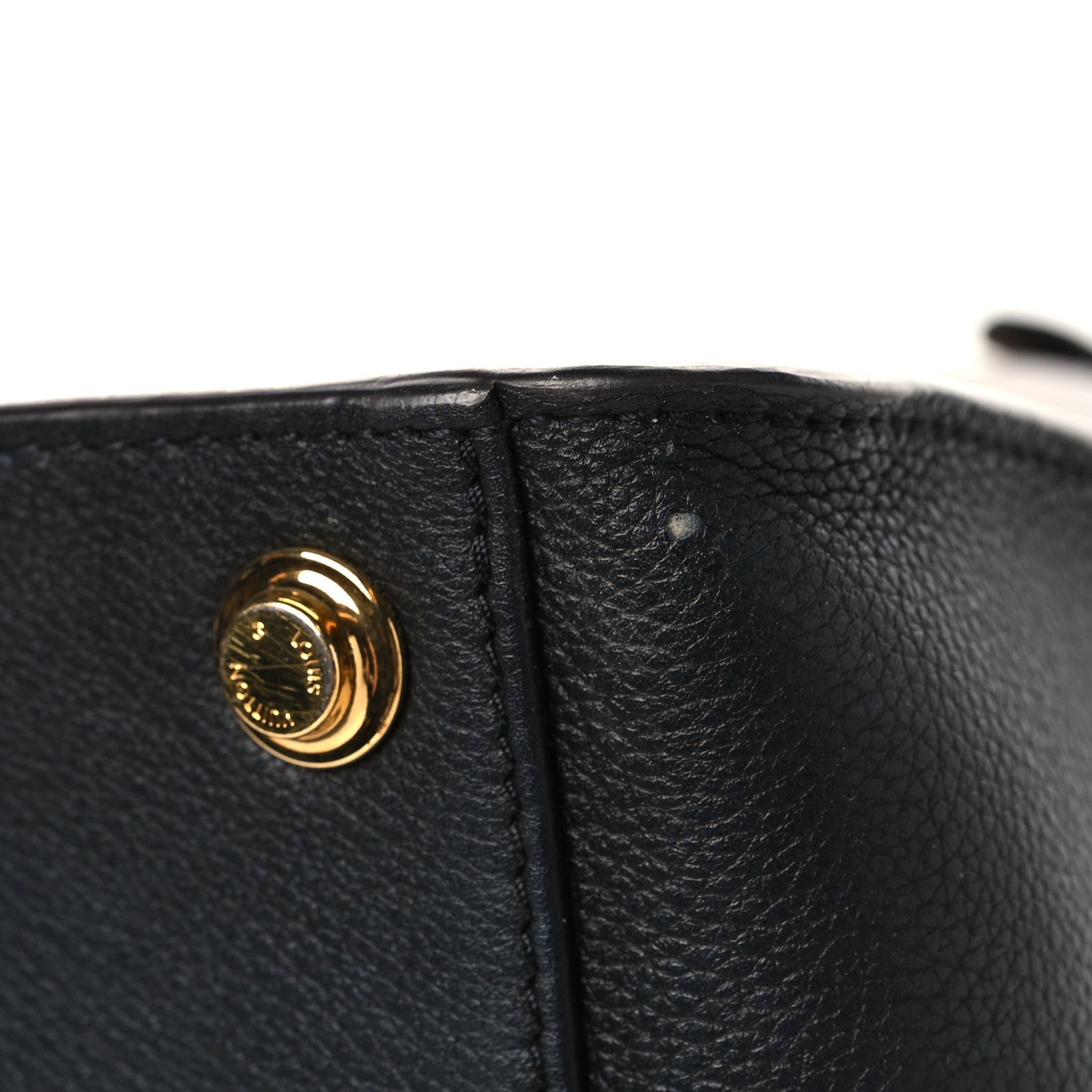Calfskin Monogram On My Side MM Black