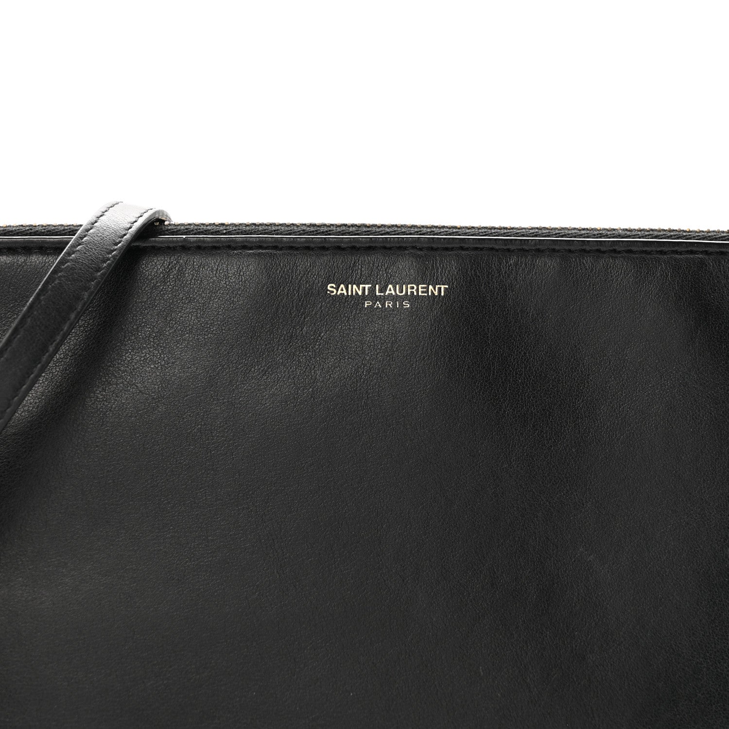 Calfskin Teen Monogram Crossbody Bag Black