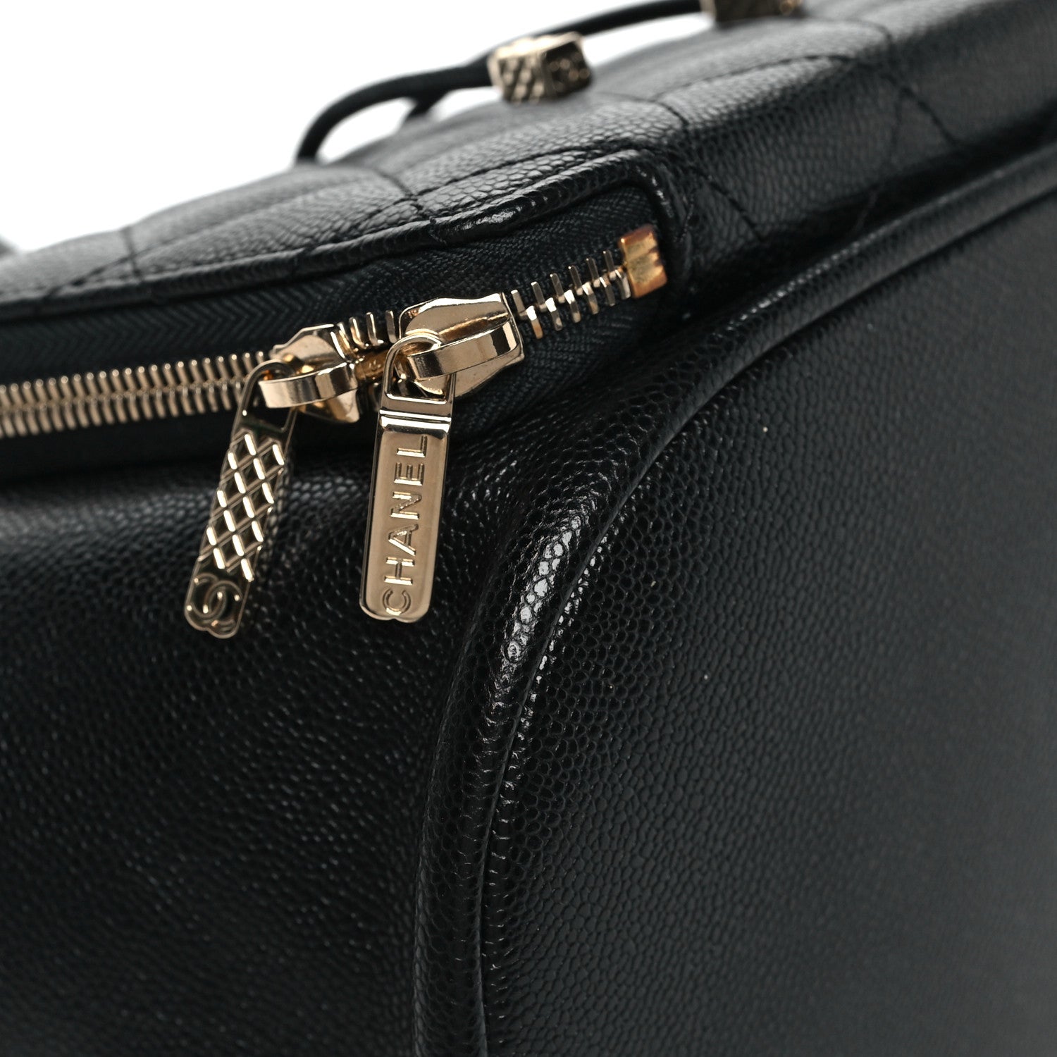 Caviar Quilted Business Affinity Backpack Black