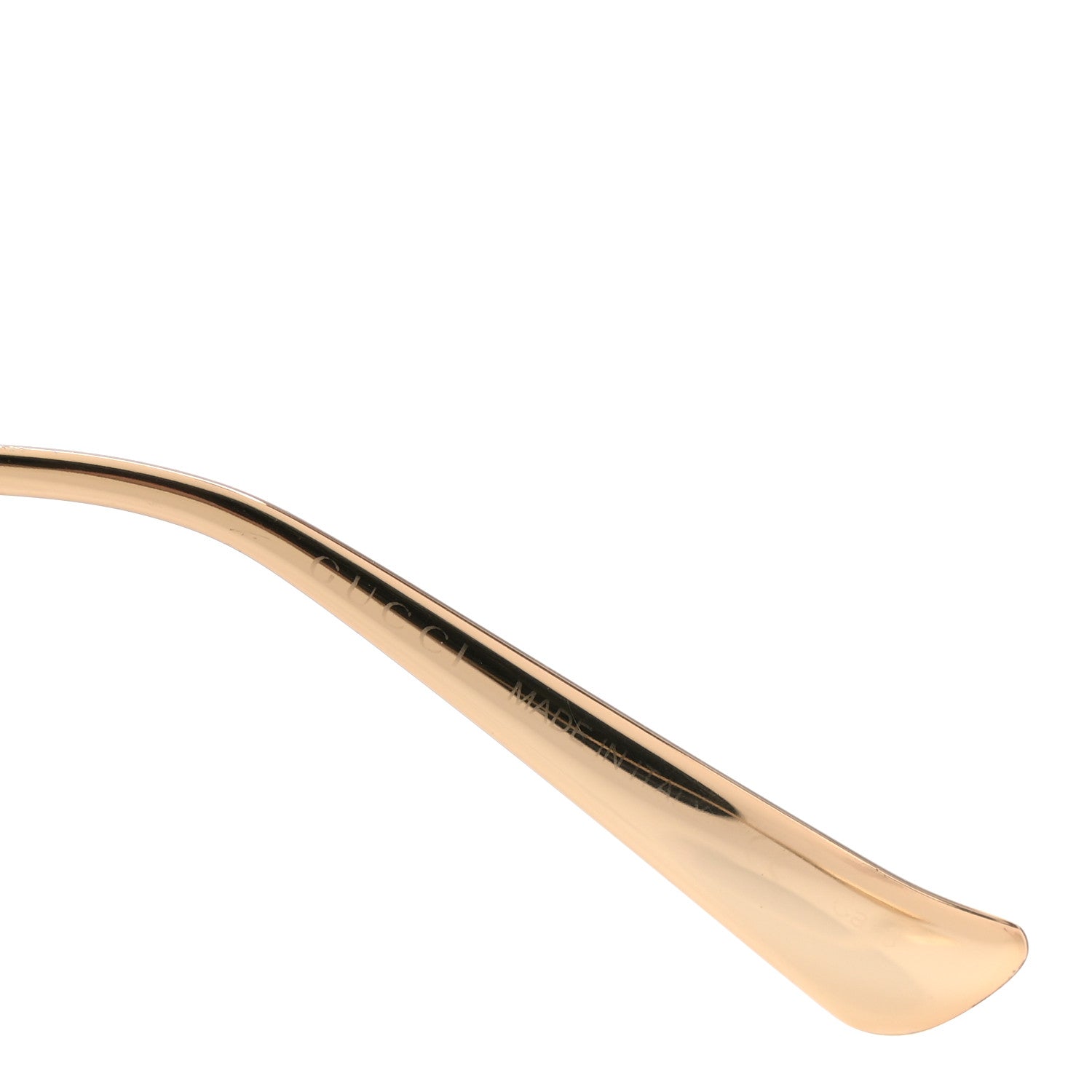 Metal Oversized Round Frame GG0225S Sunglasses Gold